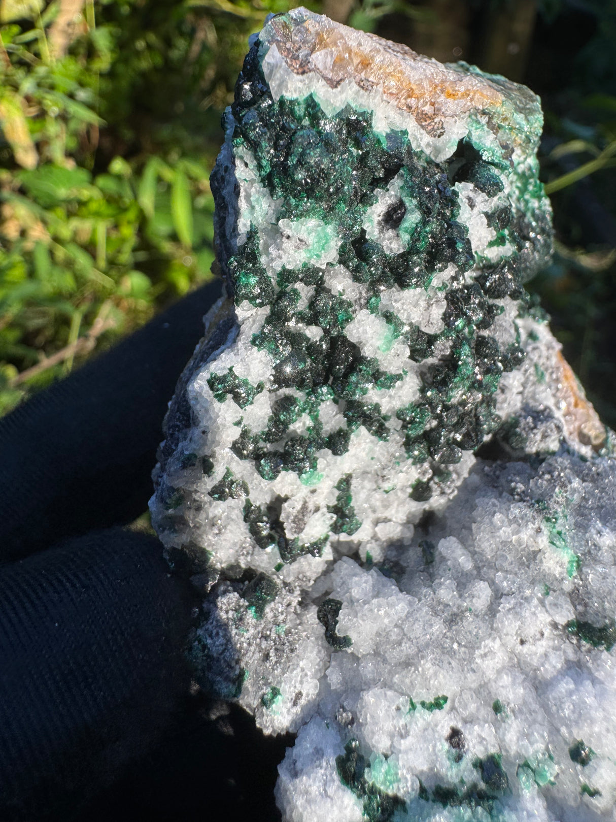 Malachite and Quartz Speciemen - 265g