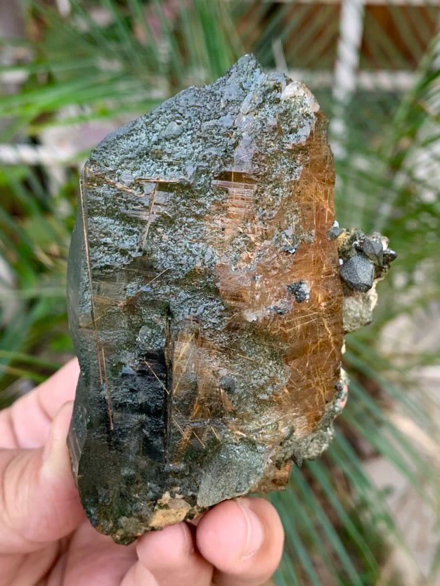 Rutile Quartz Specimen - 297g