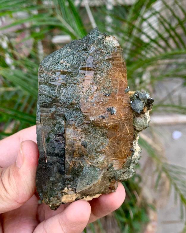 Rutile Quartz Specimen - 297g