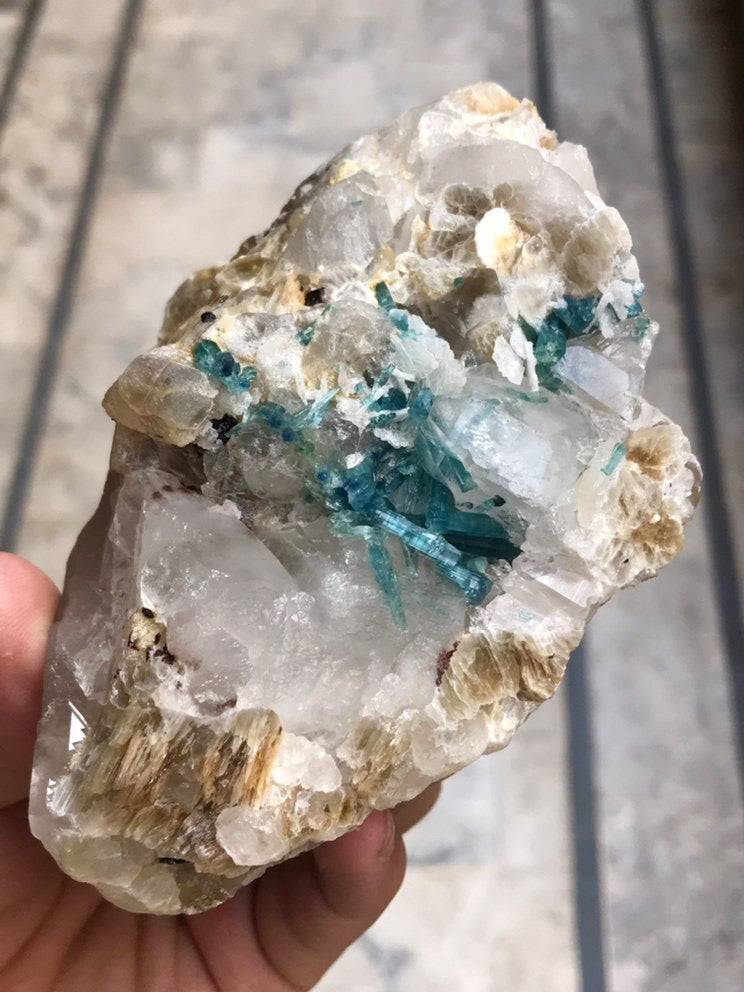 Blue Indicolite Tourmaline - 688g