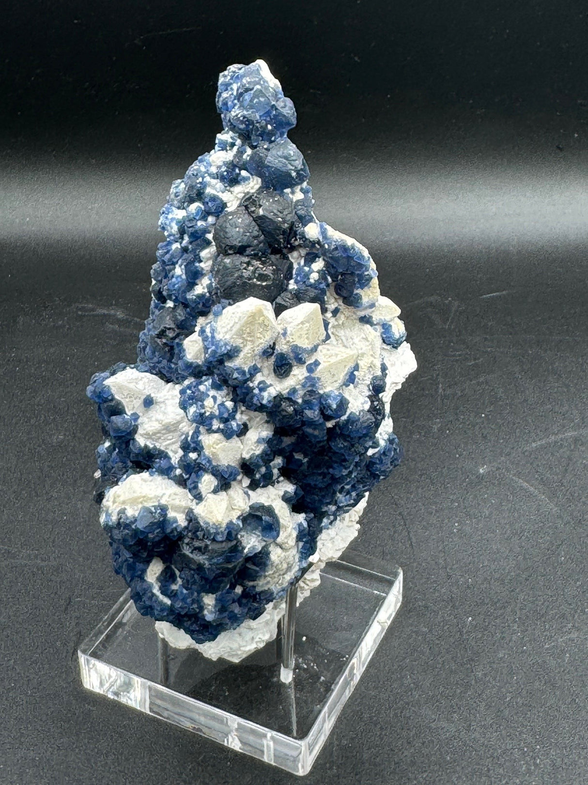 Fluorite and Candle Quartz - 509g
