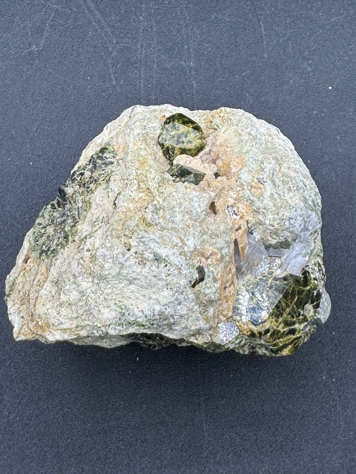 Green Garnet Specimen - 347g