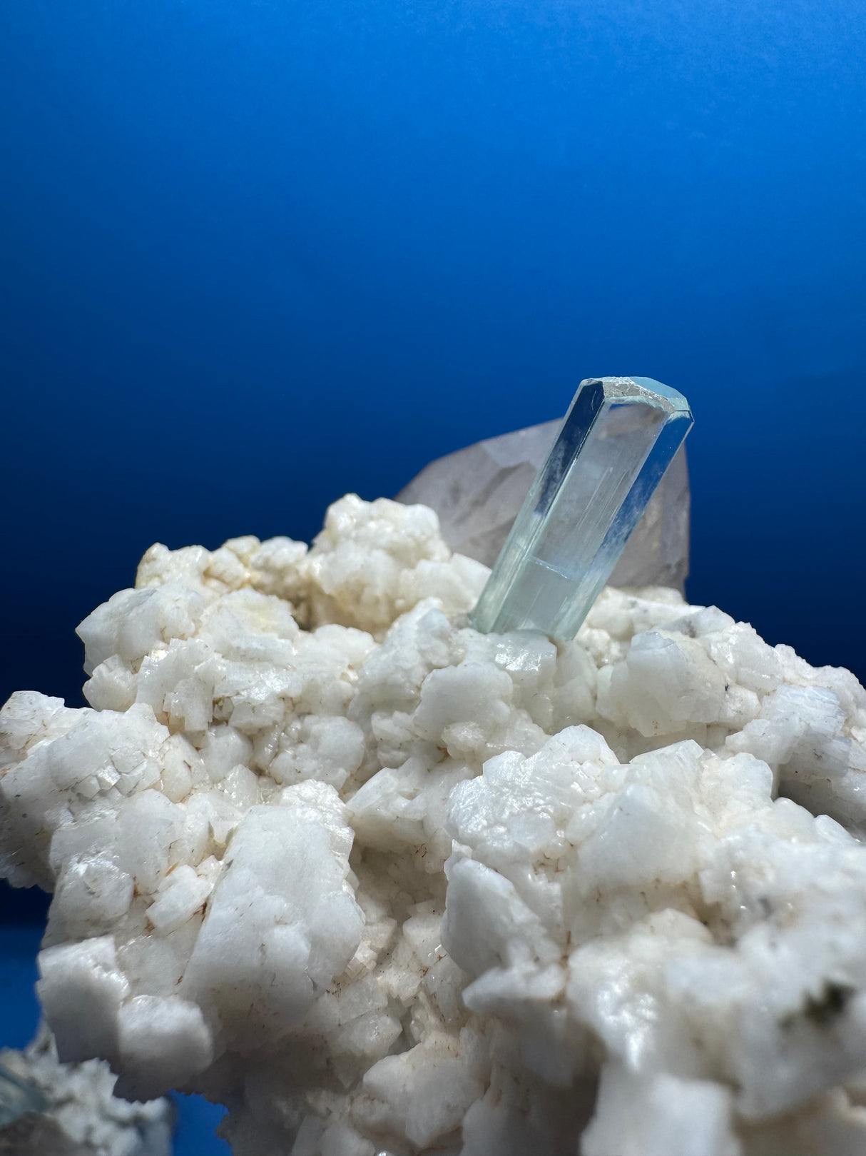 Aquamarine and Quartz Specimen - 239g
