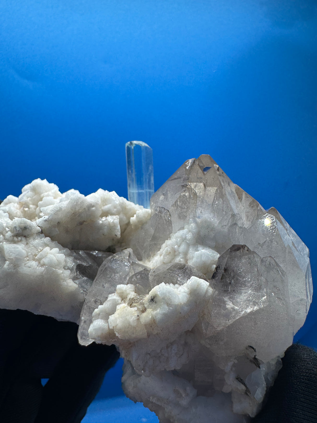 Aquamarine and Quartz Specimen - 239g