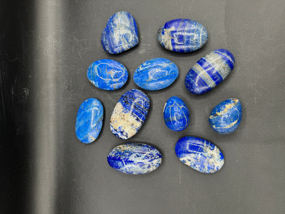 Lapis Palm Stones - Sold By Piece