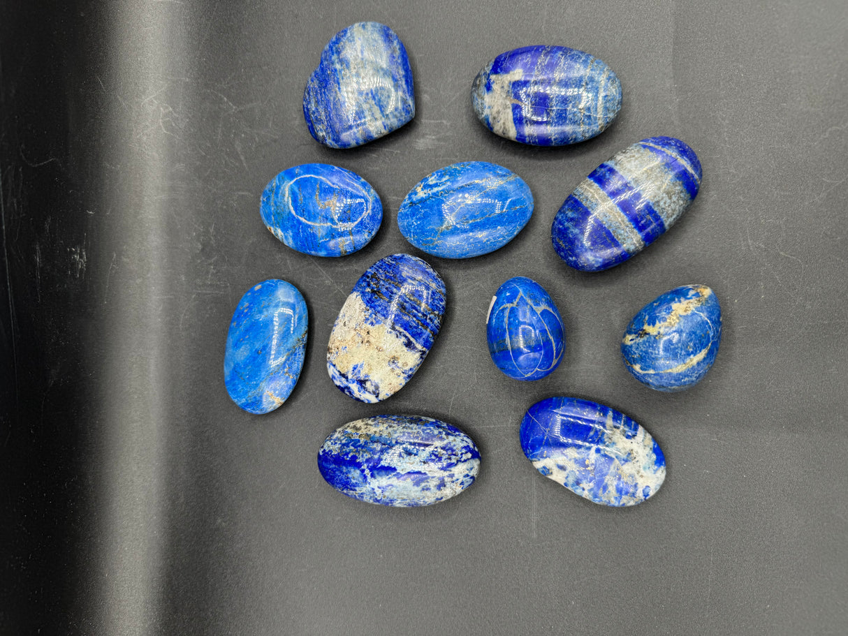 Lapis Palm Stones - Sold By Piece