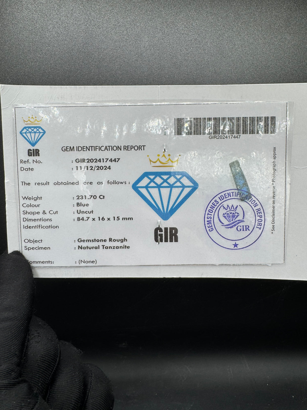 Tanzanite Specimen - 46g