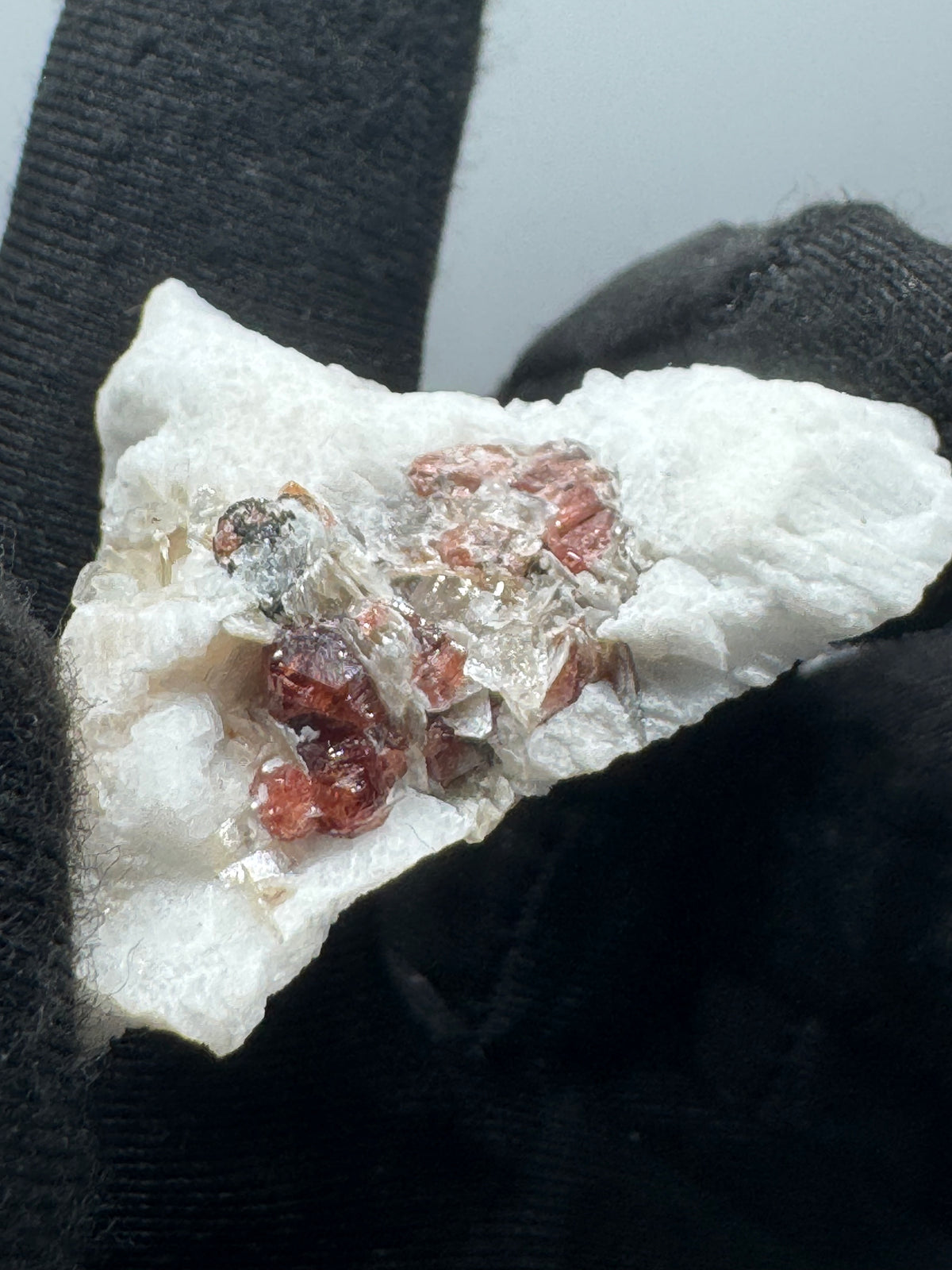 Garnet on Star Mica Specimen - 12g