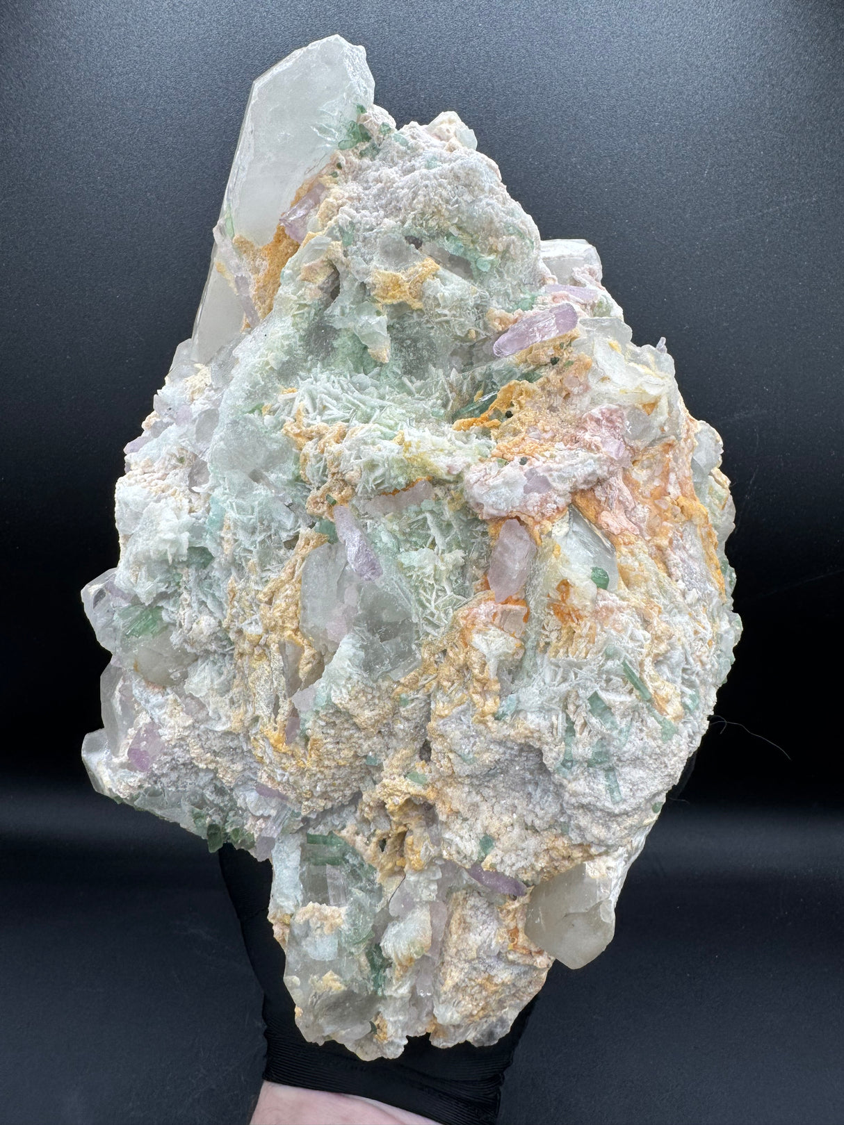 Tourmaline and Kunzite Specimen - Appx 12kg