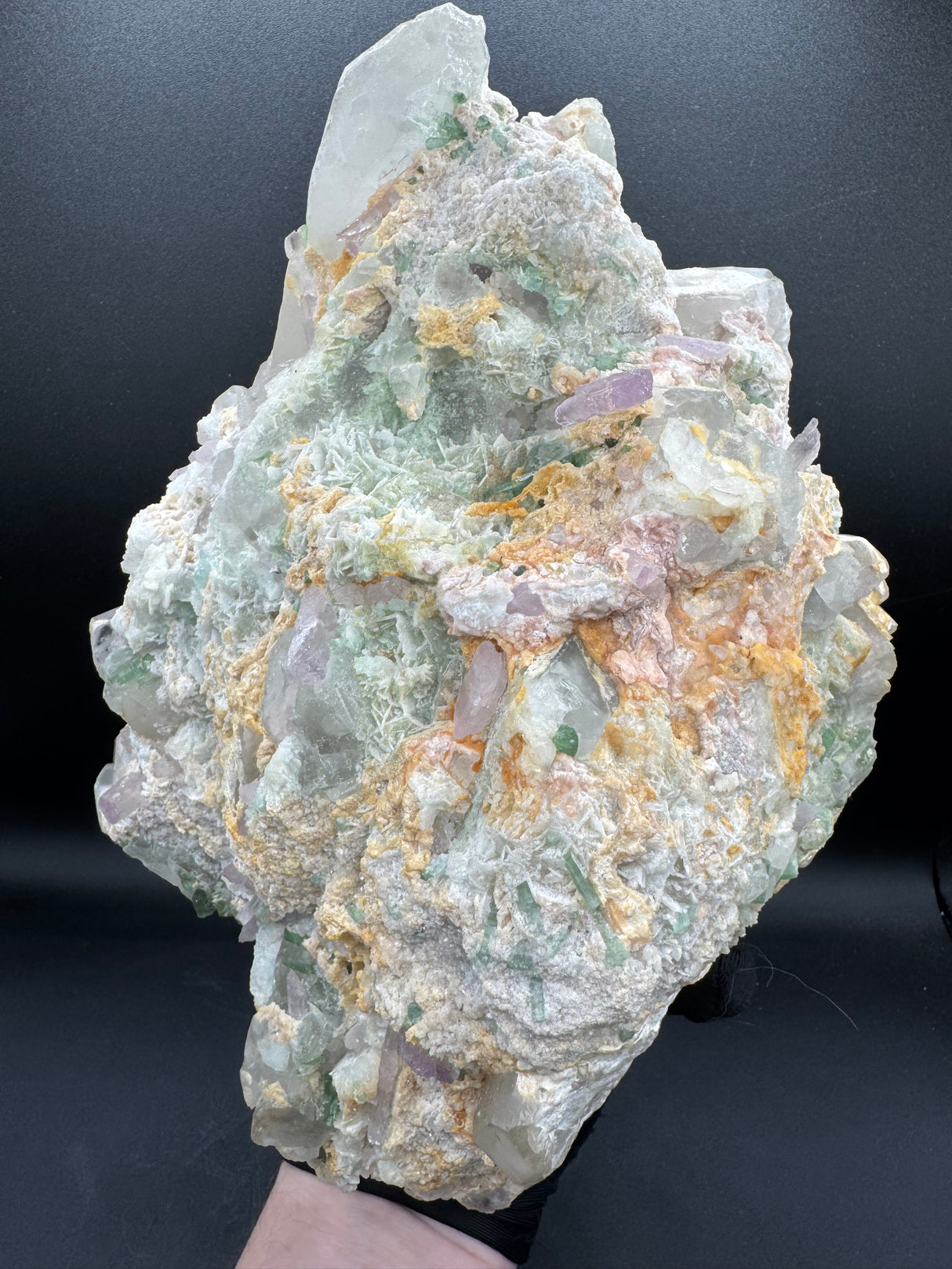 Tourmaline and Kunzite Specimen - Appx 12kg