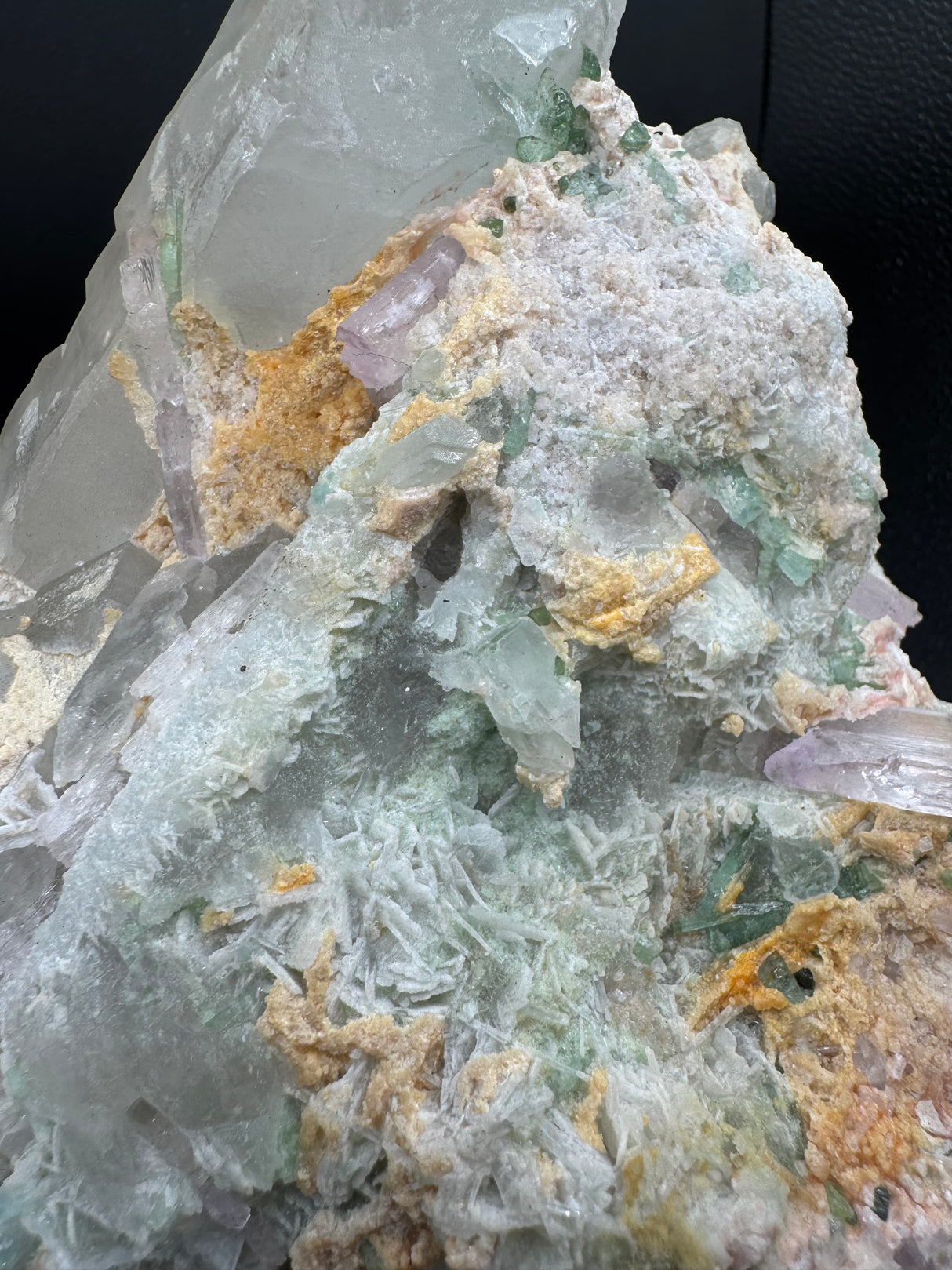 Tourmaline and Kunzite Specimen - Appx 12kg