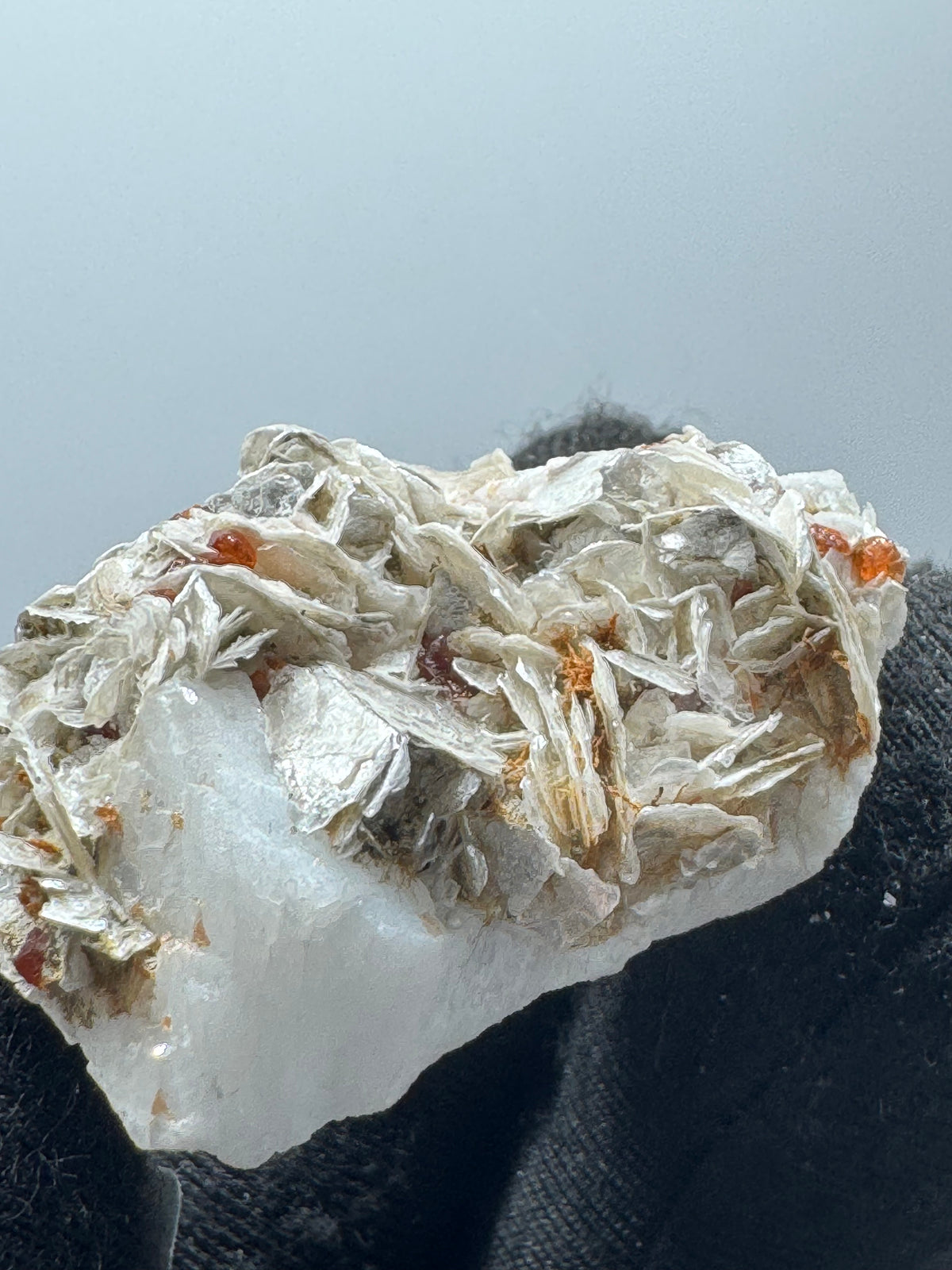 Garnet on Star Mica Specimen - 13g
