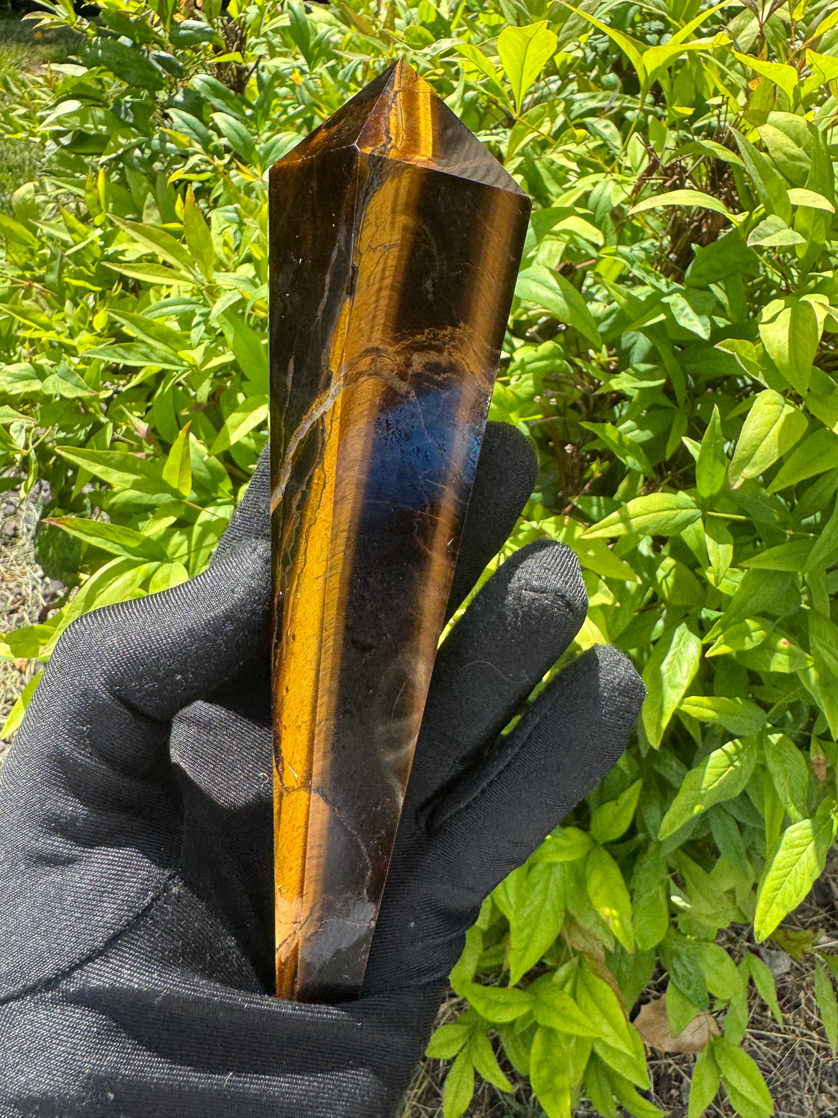 Tigers Eye Polished Wand - 411g
