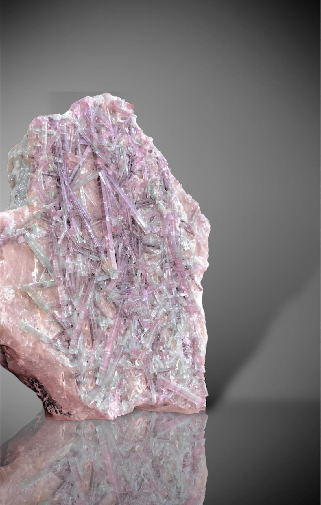 Pink Tourmaline Specimen - 1256g