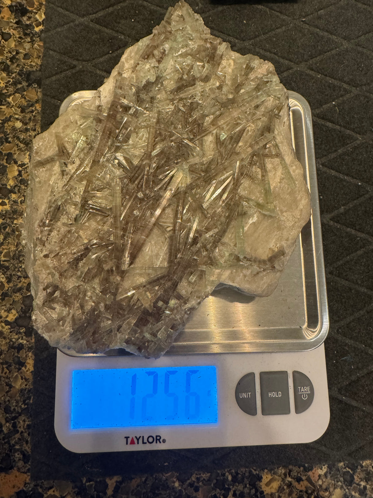 Pink Tourmaline Specimen - 1256g