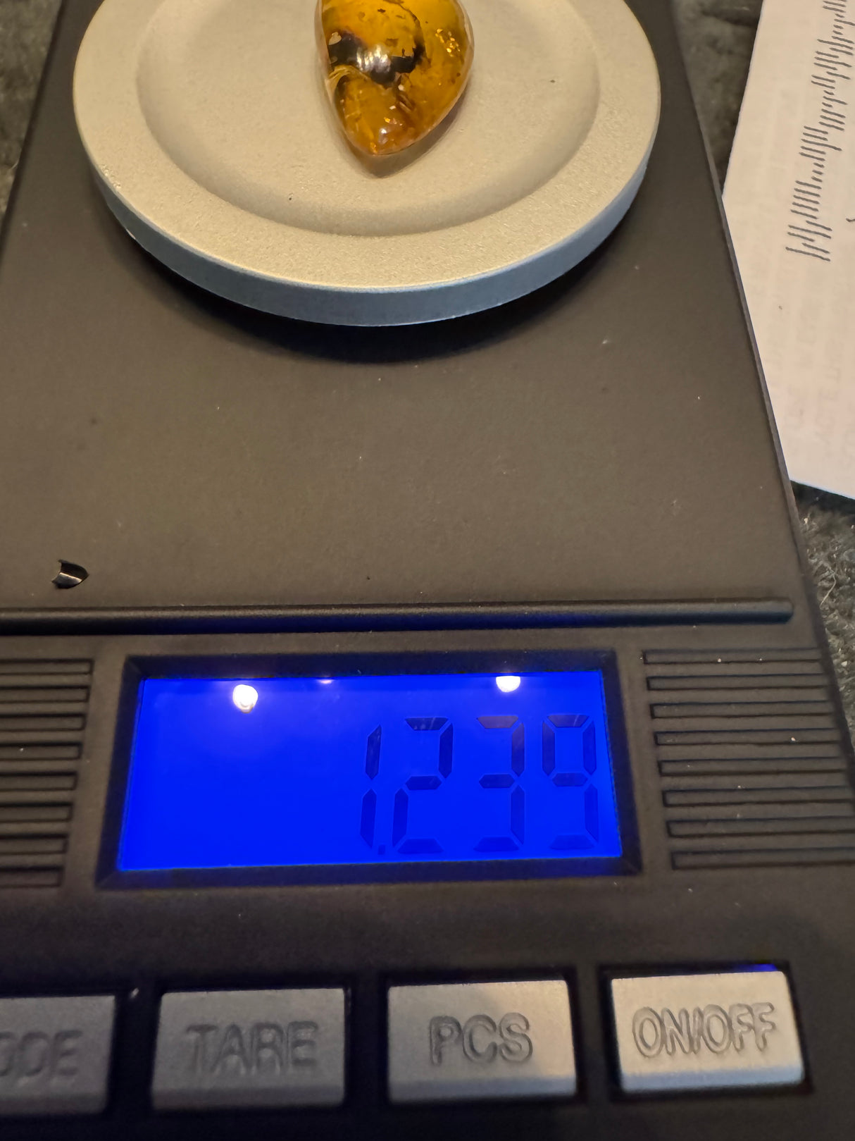 Amber Cabochon - 1.239g