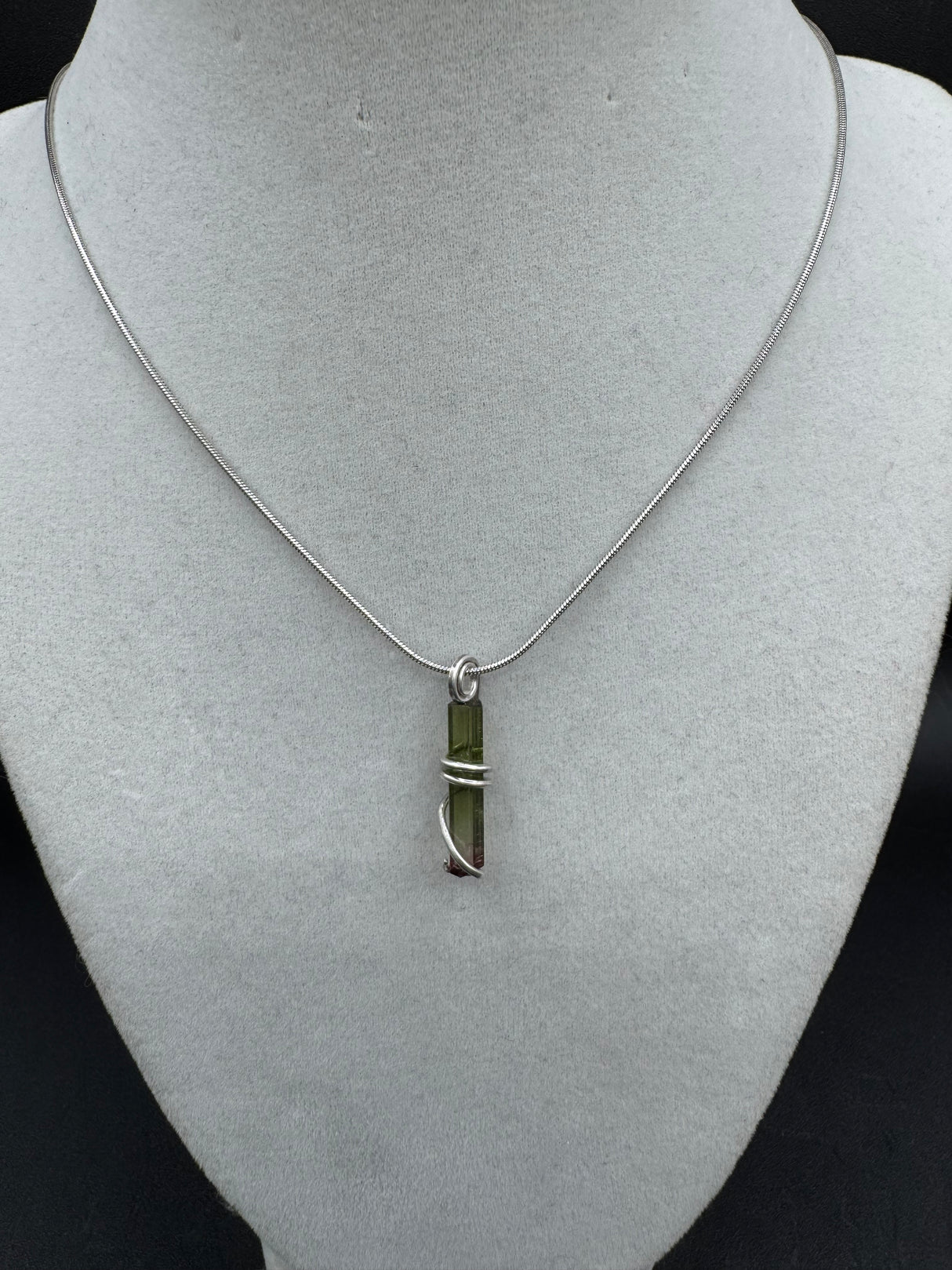 Watermelon Tourmaline Pendant