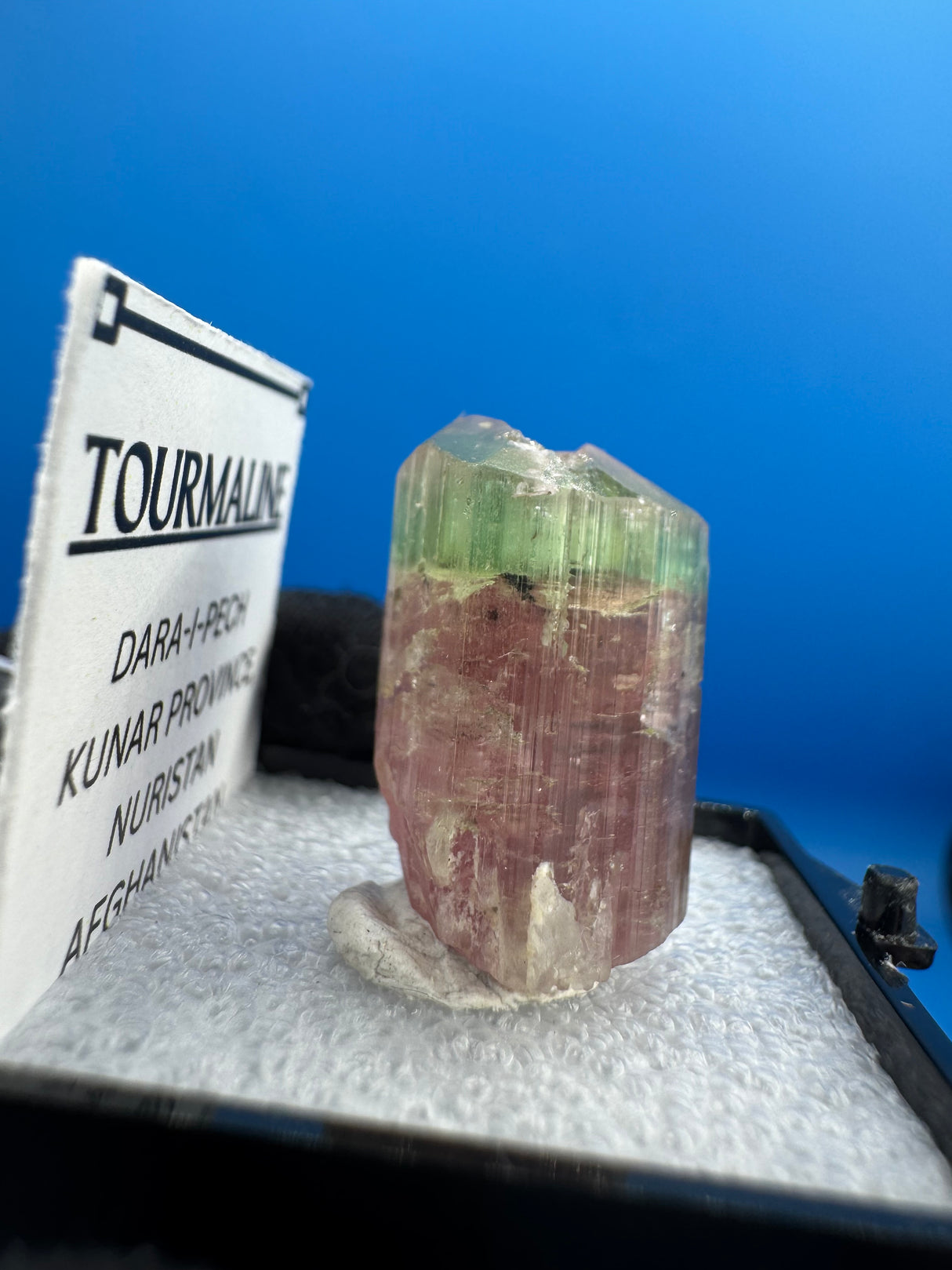 Watermelon Tourmaline Crystal - 9gm
