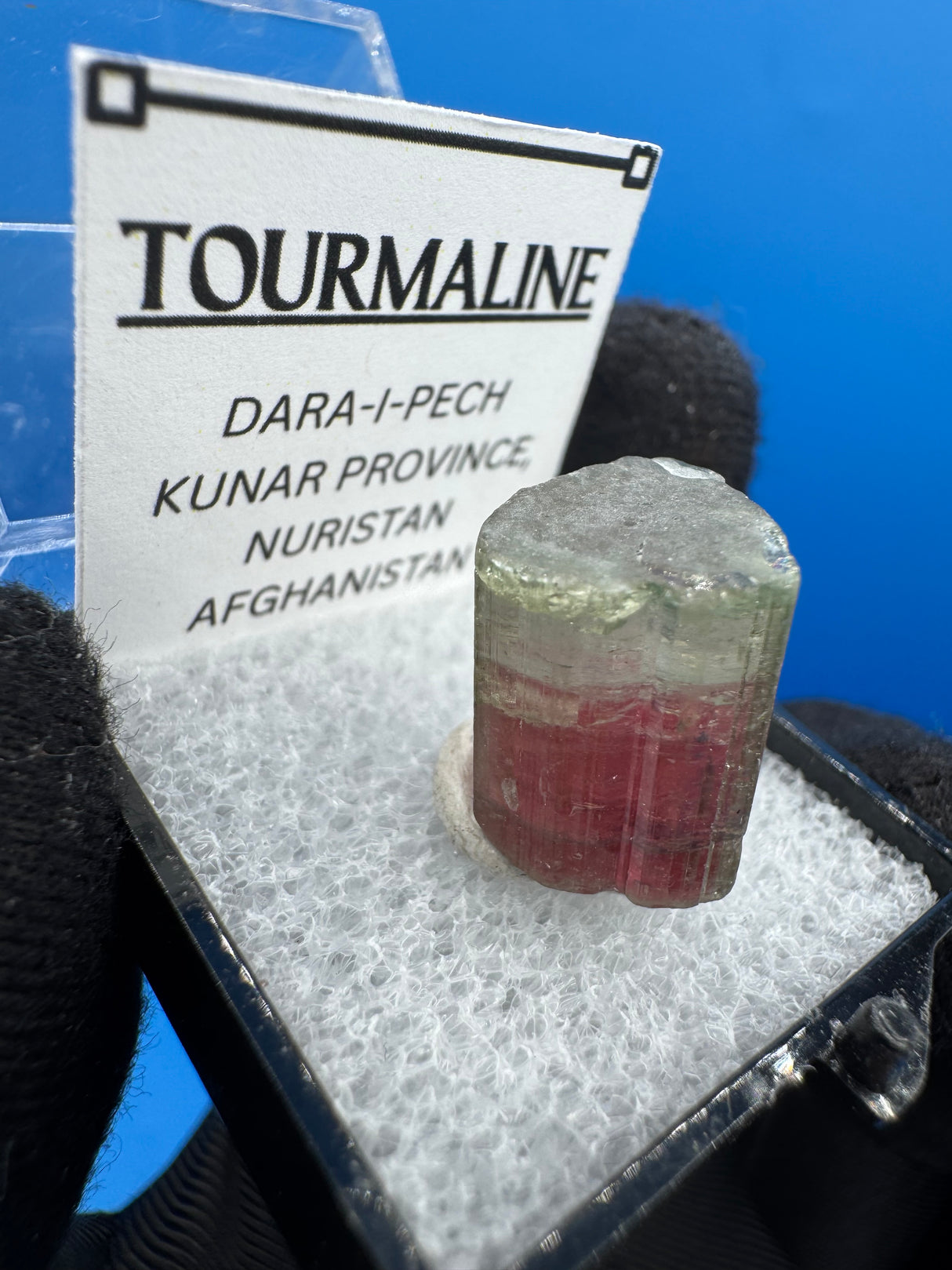 Watermelon Tourmaline Crystal - 4g