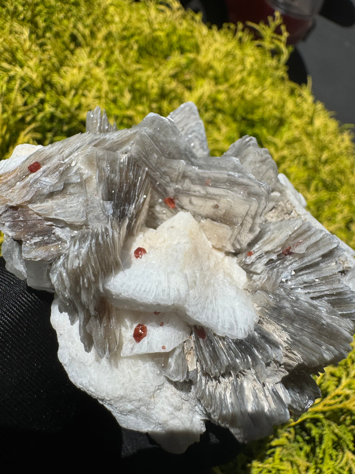 Garnet and Star Mica Specimen - 371g