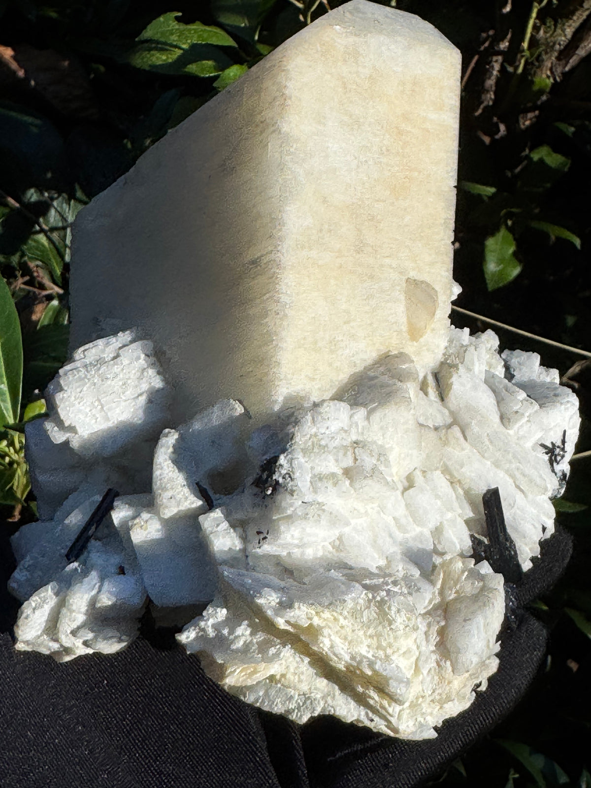 Feldspar with Black Tourmaline - 946g