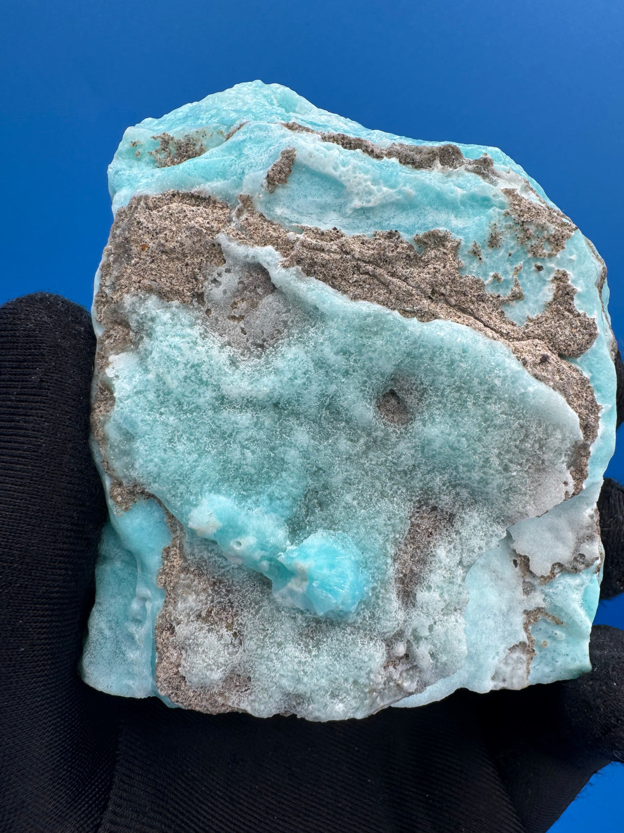 Blue Aragonite Specimen - 344g