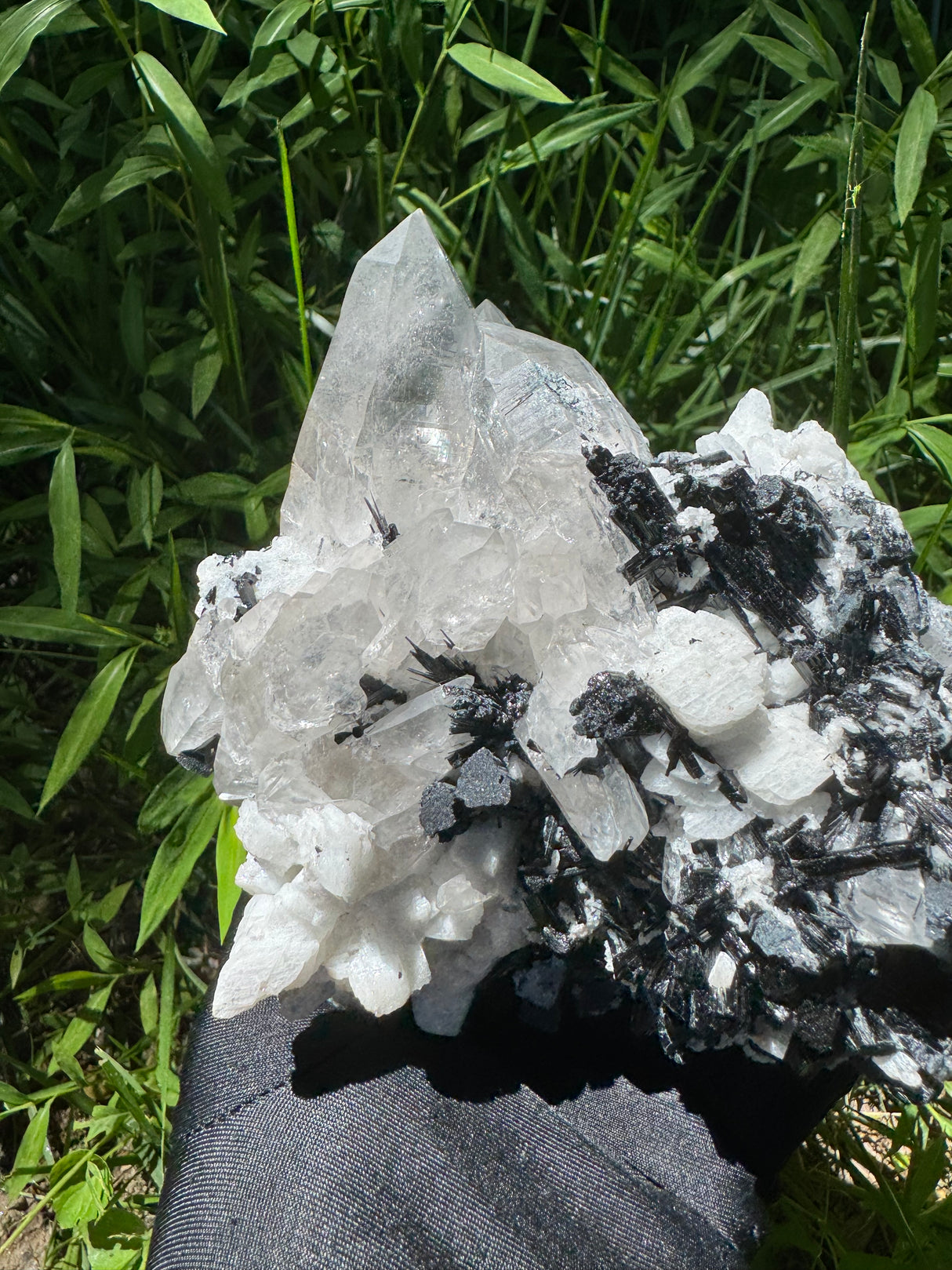 Black Tourmaline Specimen - 1198g