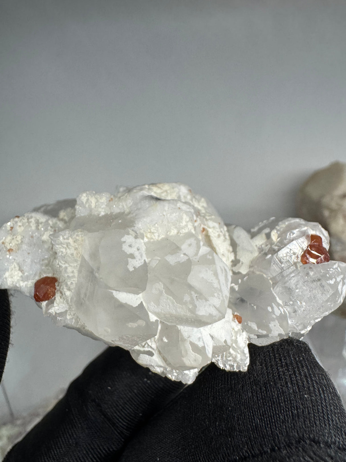 Garnet and Quartz Specimen - 82g