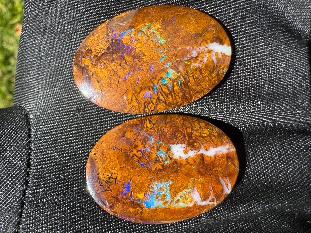 Australia Opal Pair - 55ct pair