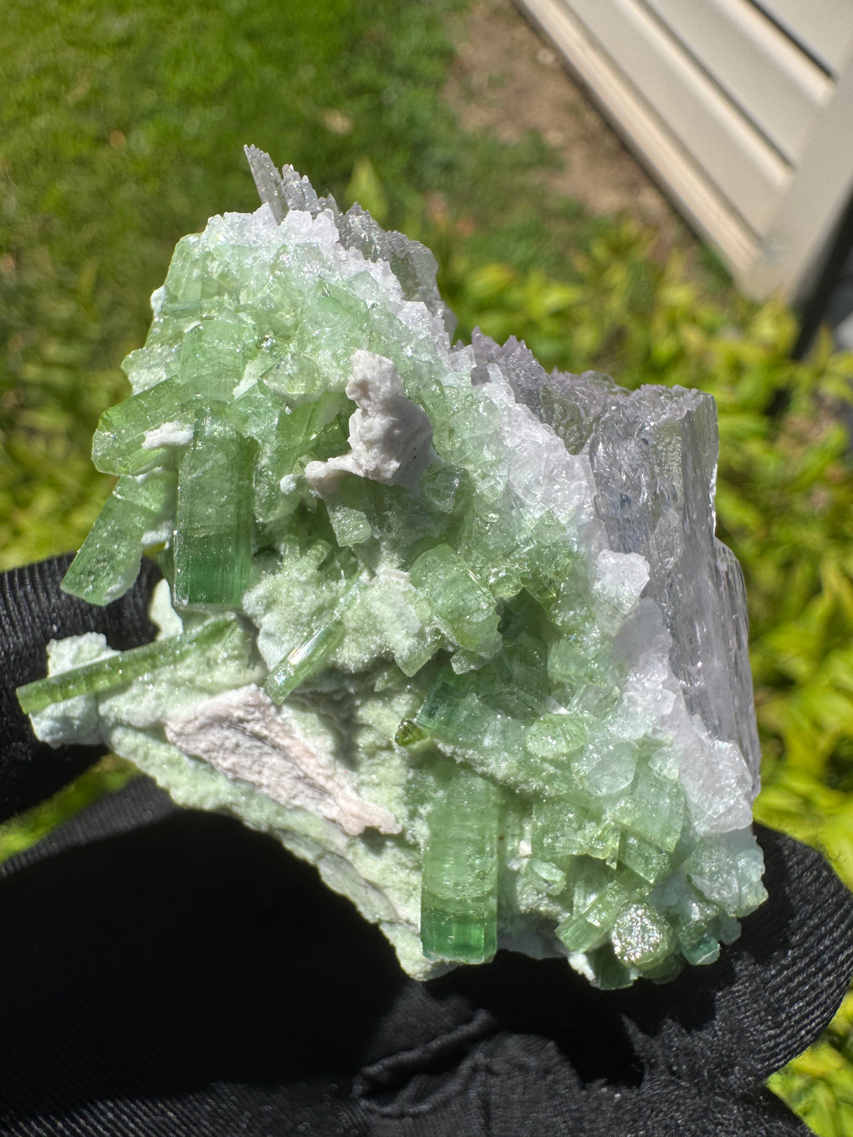 Kunzite and Tourmaline Specimen - 64g