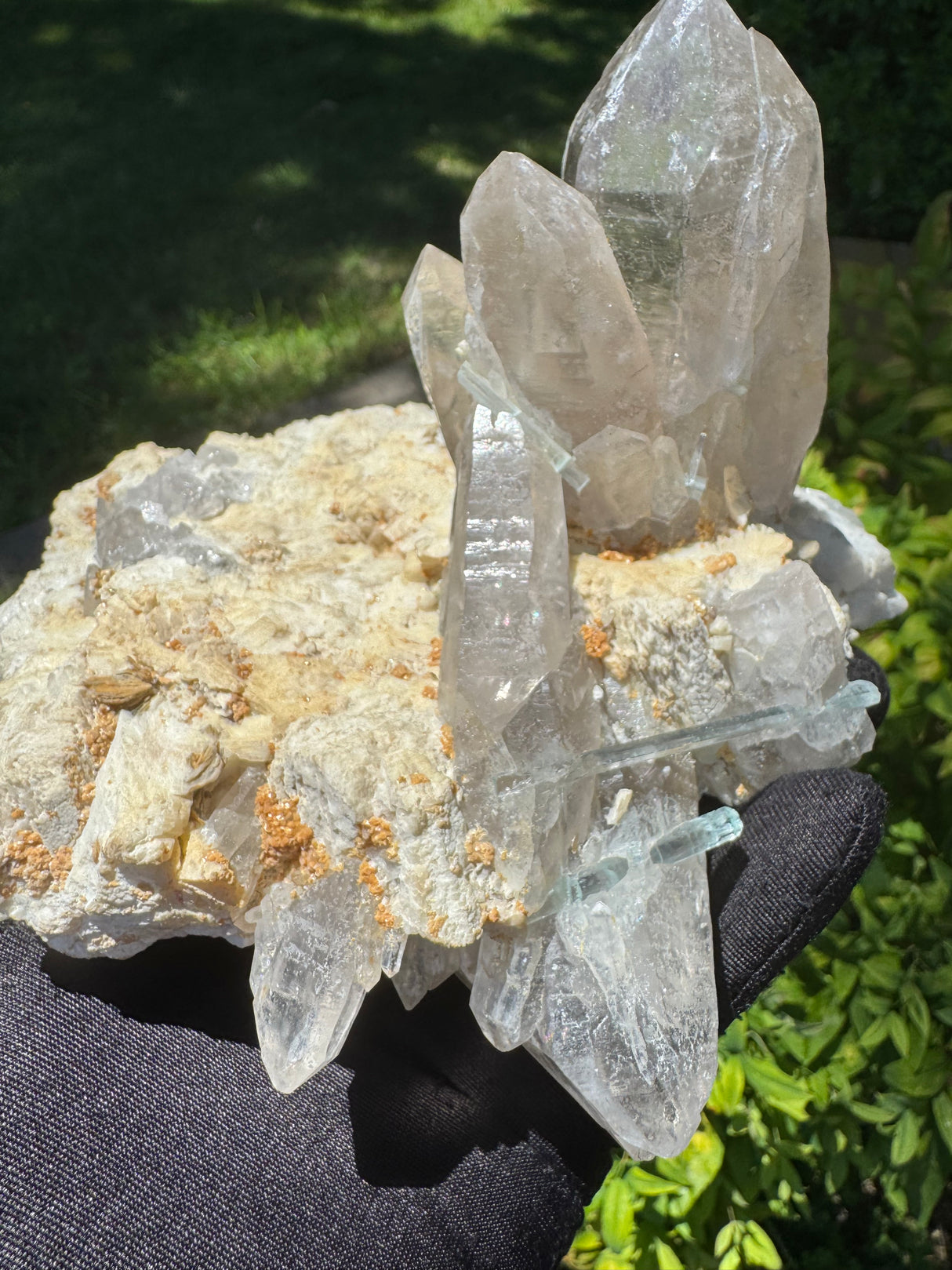 Aquamarine & Tourmaline Specimen - 3.08lb
