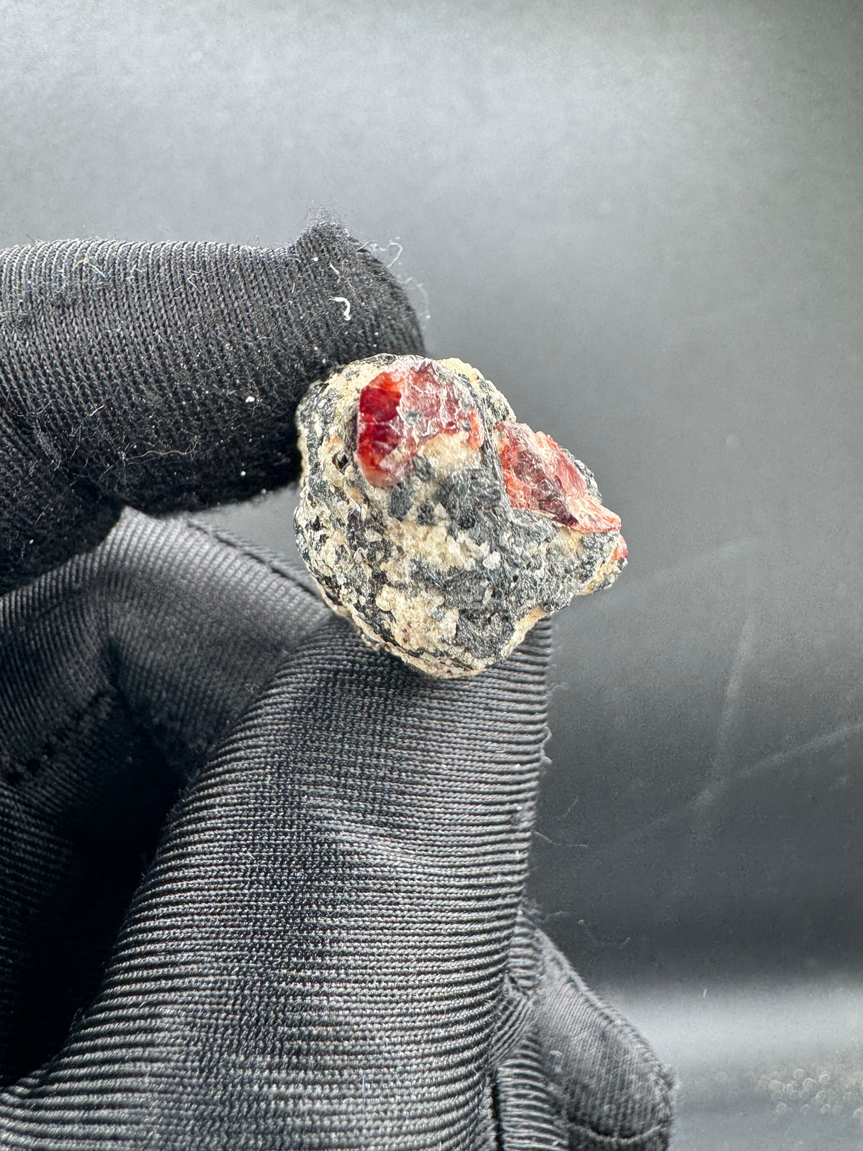 Red Zircon Specimen - 13g