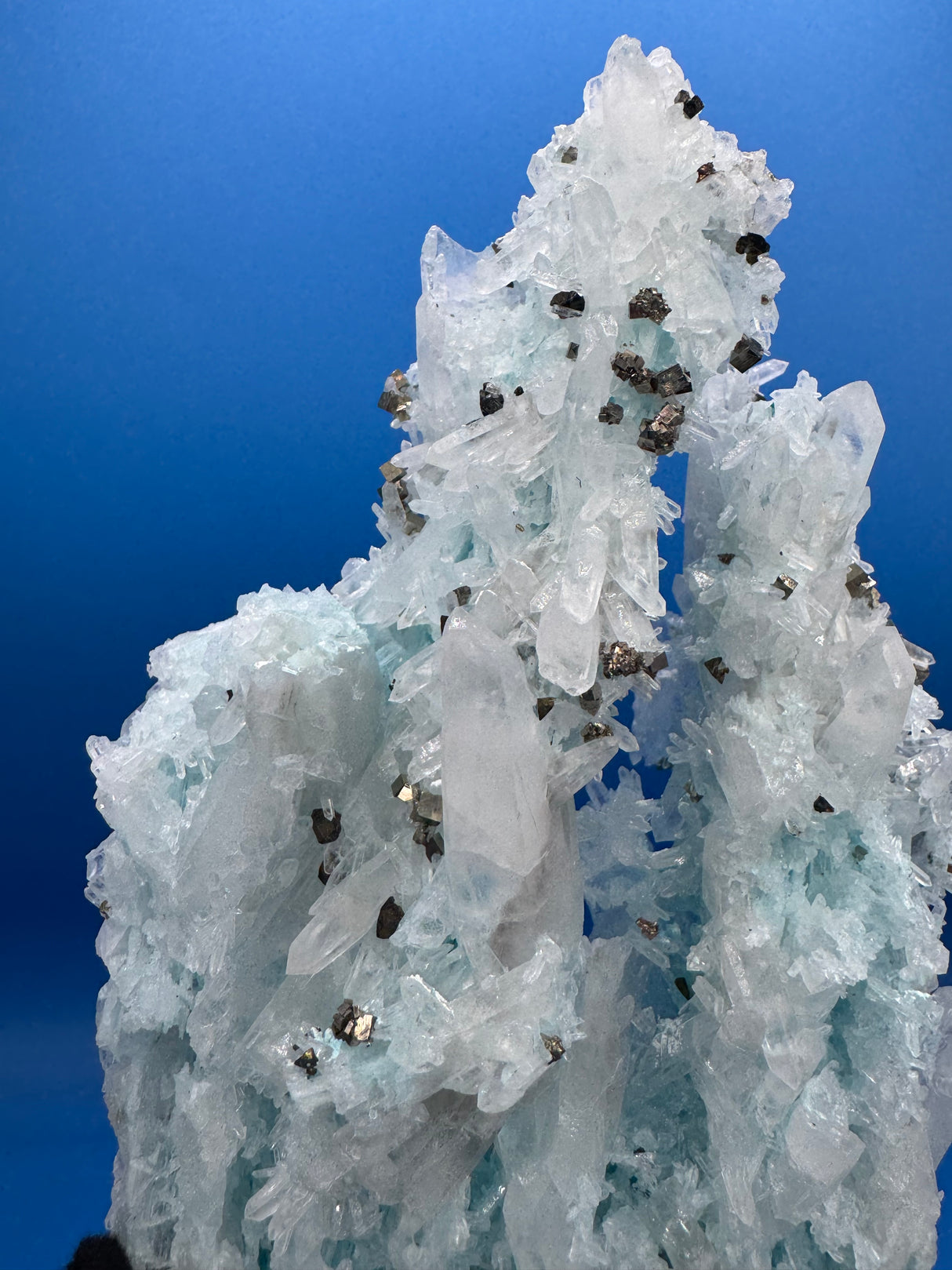 Gibbsite, Quartz and Pyrite Specimen - 718g