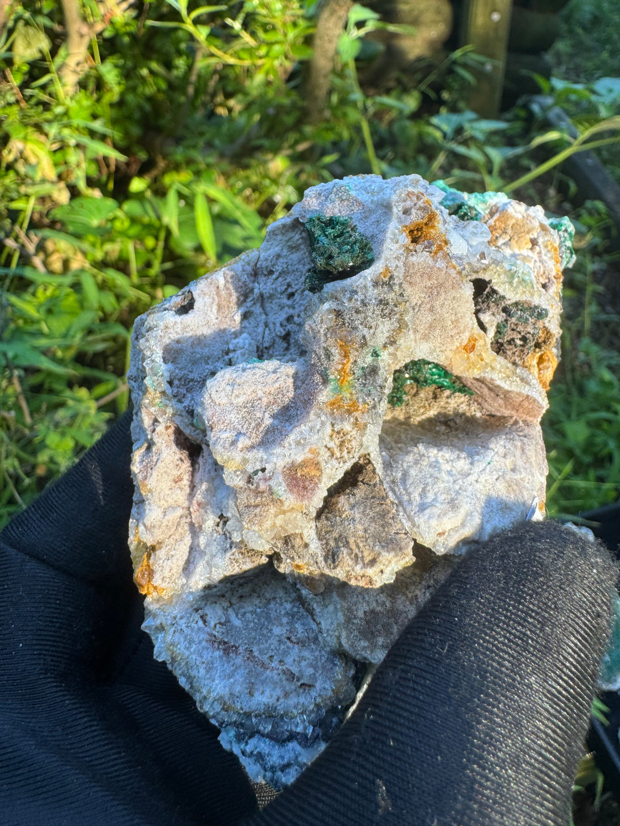 Malachite and Quartz Speciemen - 265g