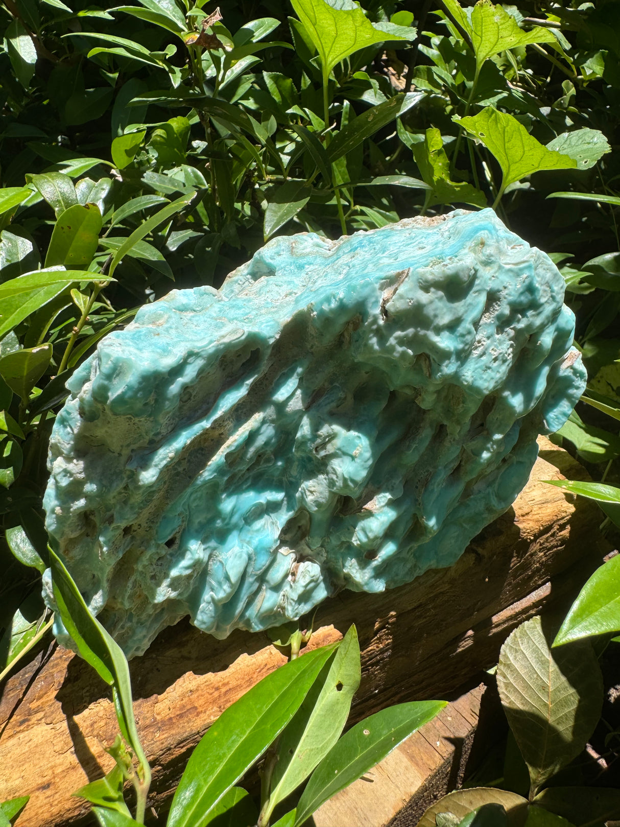 Blue Aragonite Specimen - 2107g
