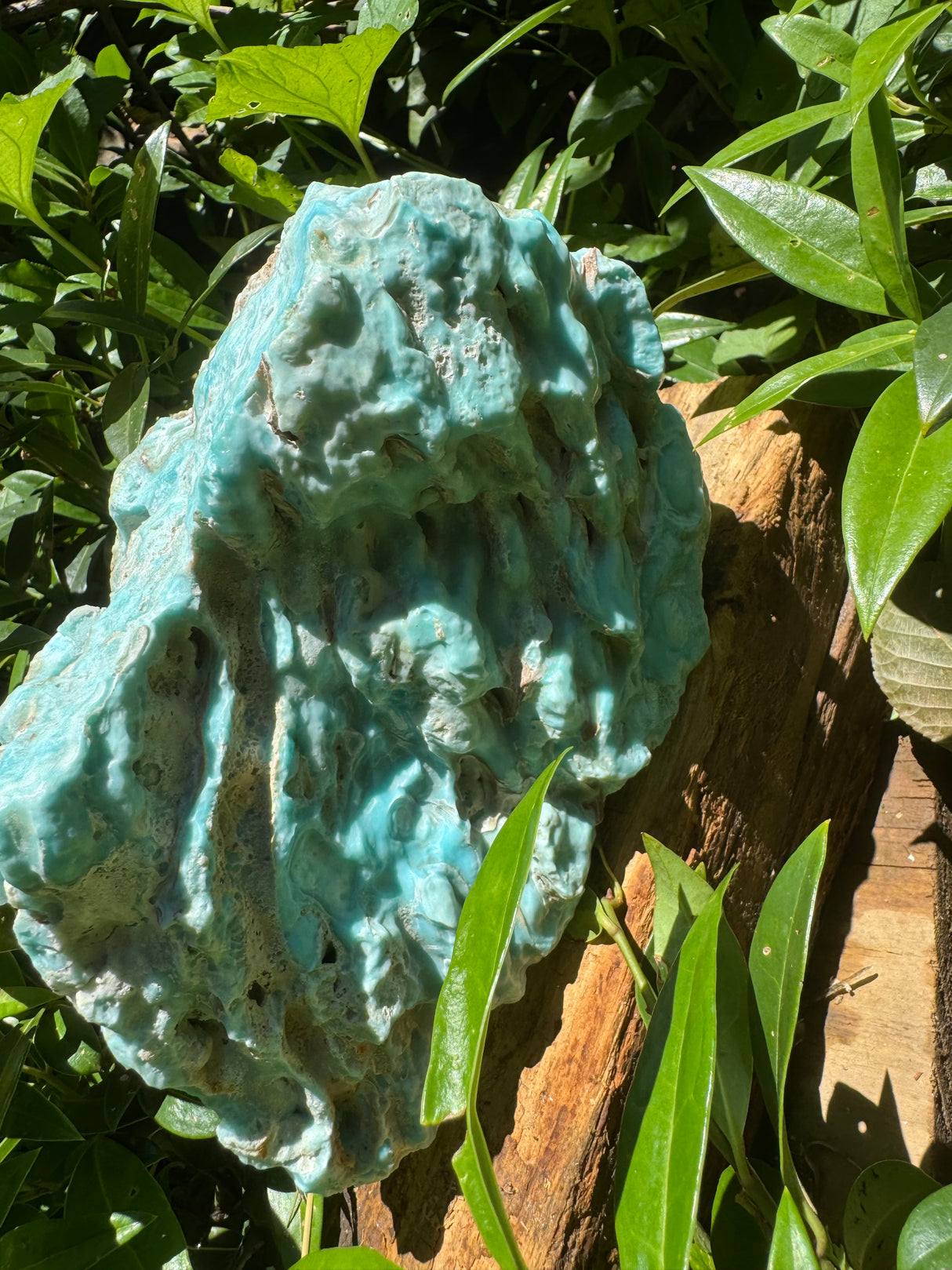 Blue Aragonite Specimen - 2107g