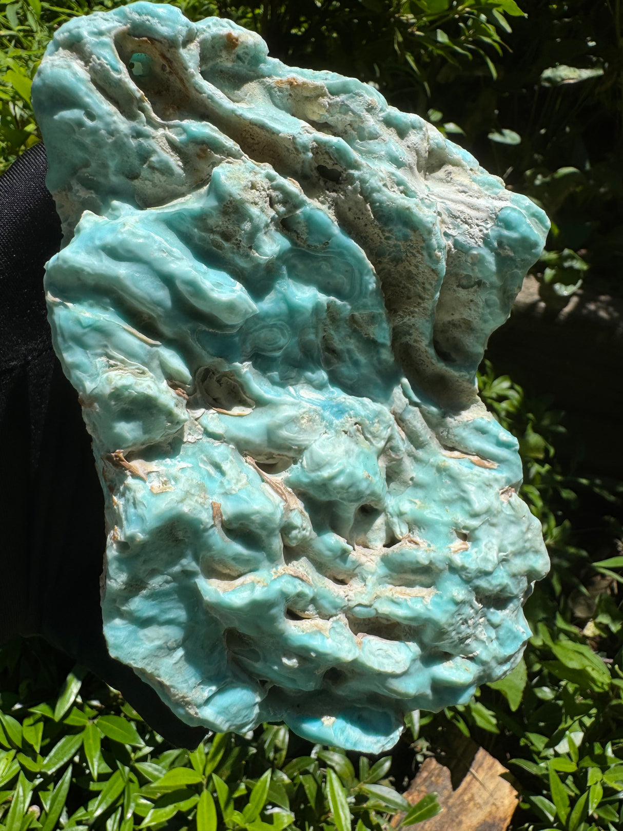 Blue Aragonite Specimen - 2107g