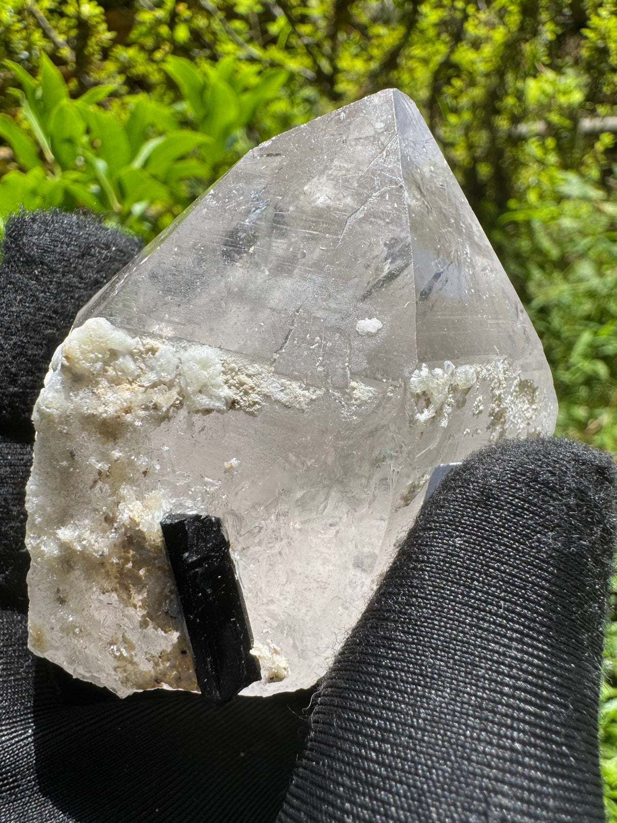 Tourmaline on Quartz Specimen - 146g