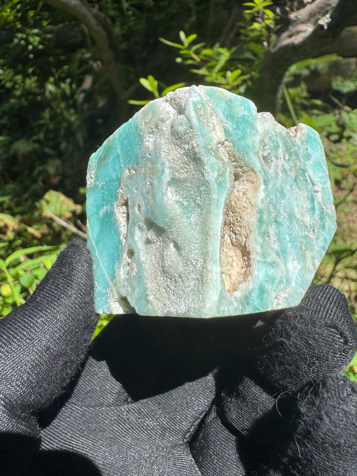 Blue Aragonite Freeform Cube - 210g