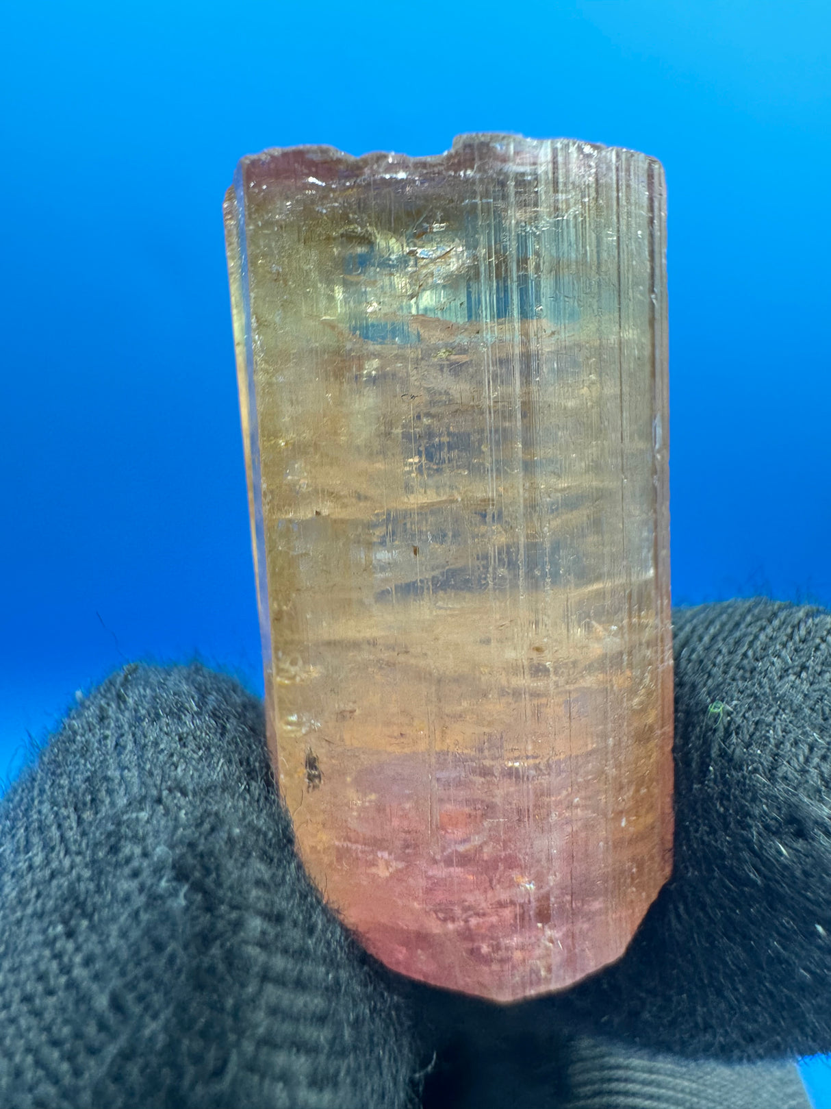 Watermelon Tourmaline Crystal - 9g