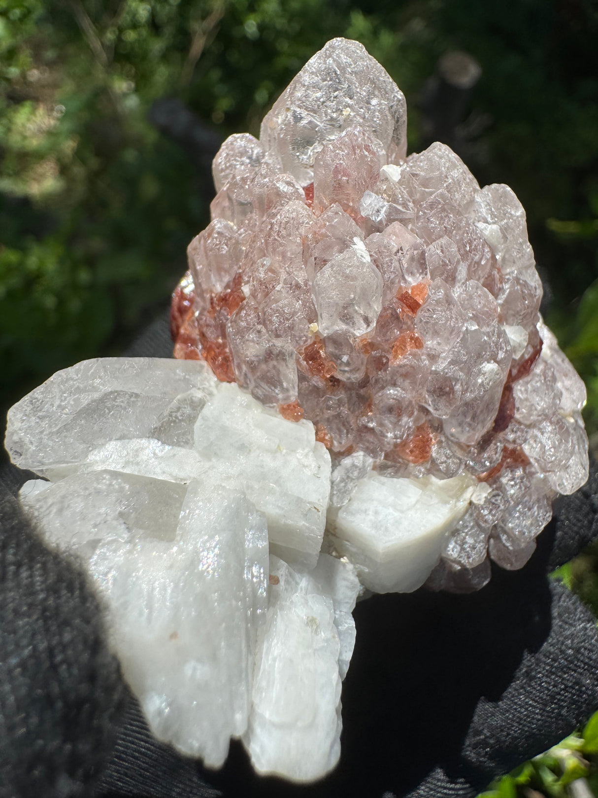 Garnet and Quartz Specimen - 116g