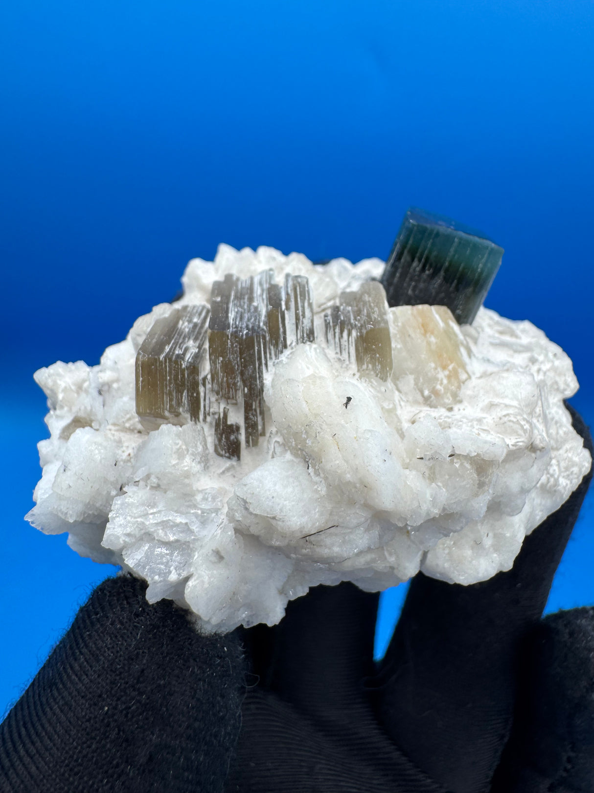 Green Cap Tourmaline Specimen - 73g