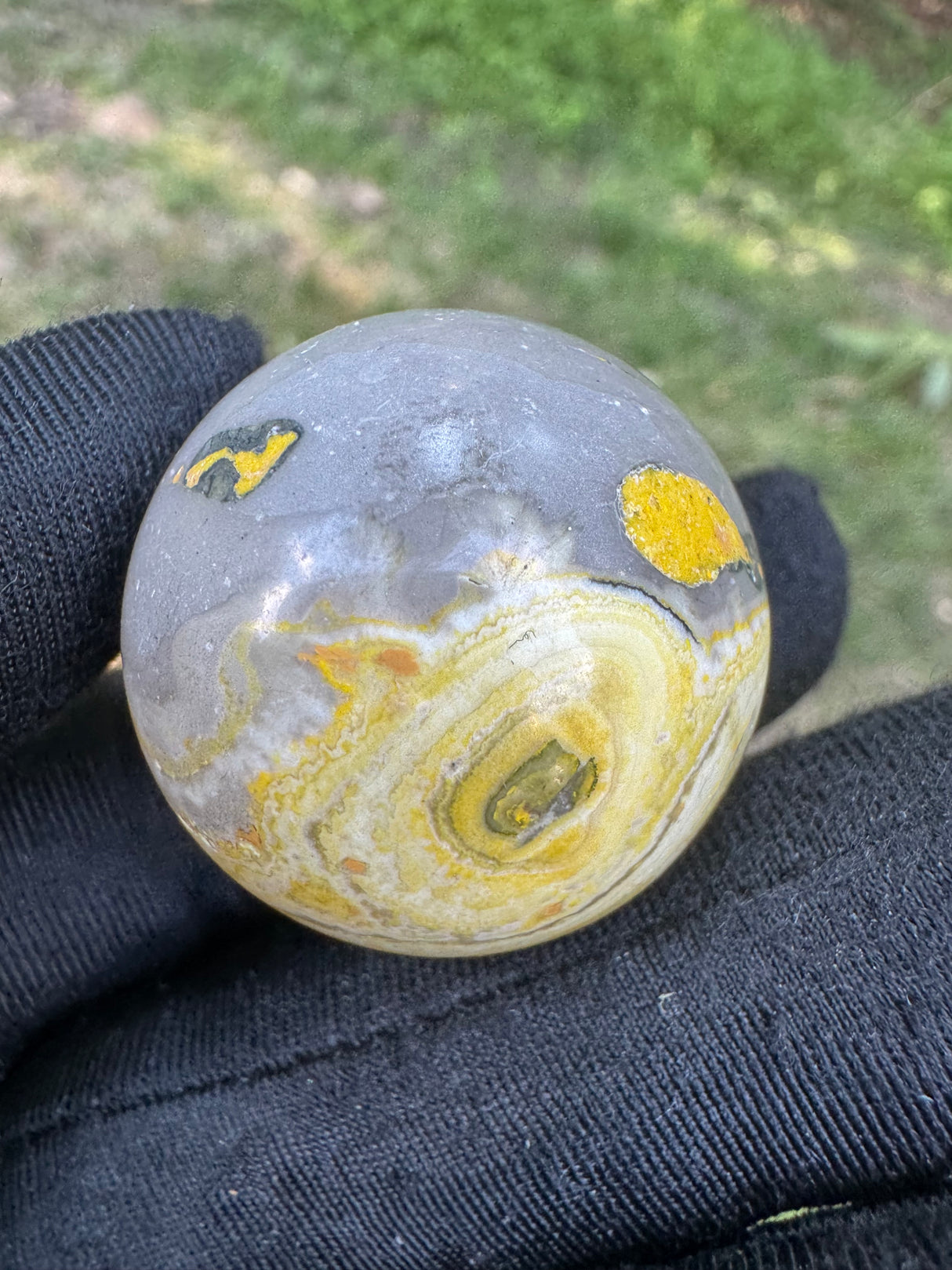 Blue Agate Sphere - 45g