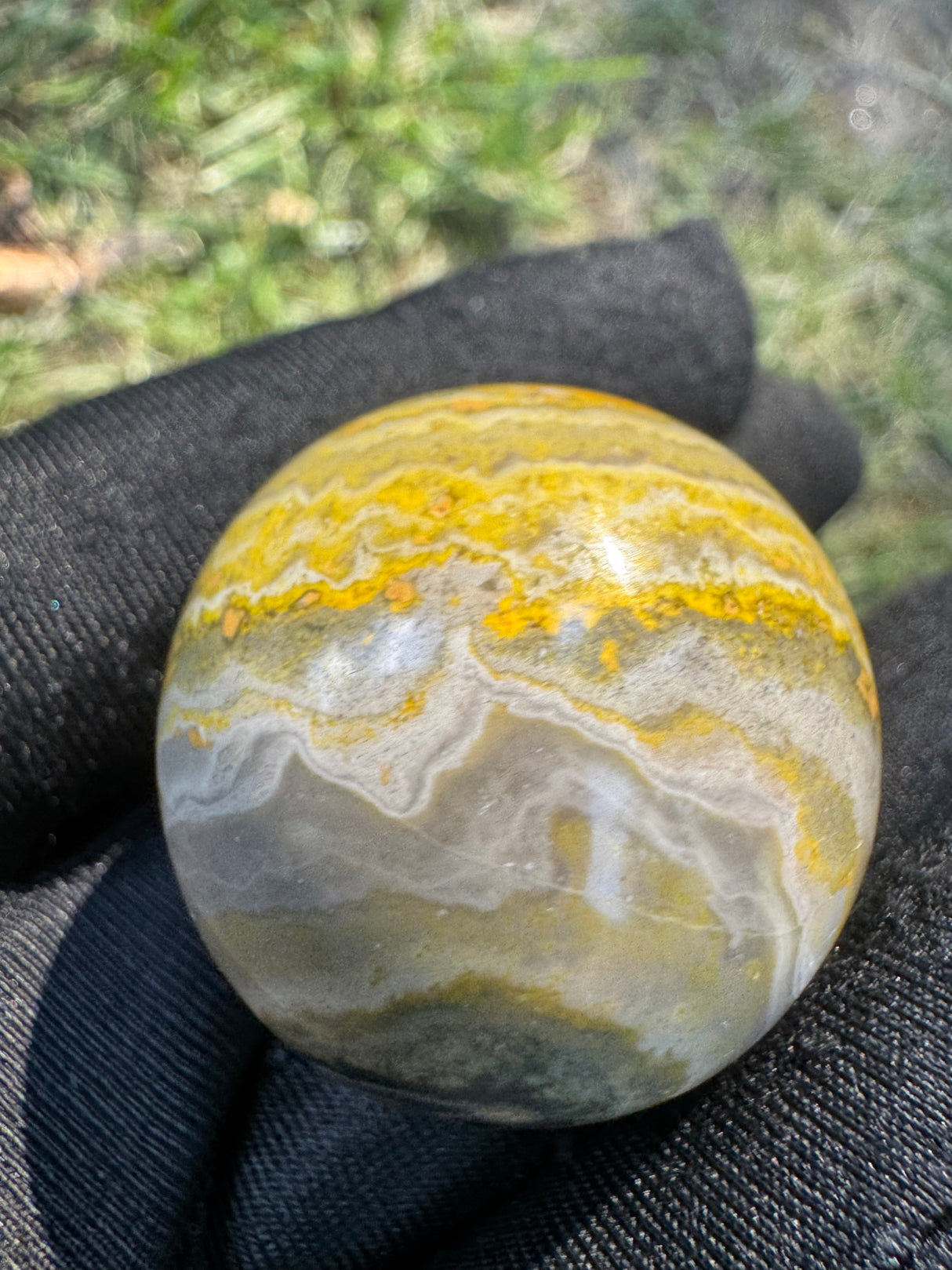 Blue Agate Sphere - 45g