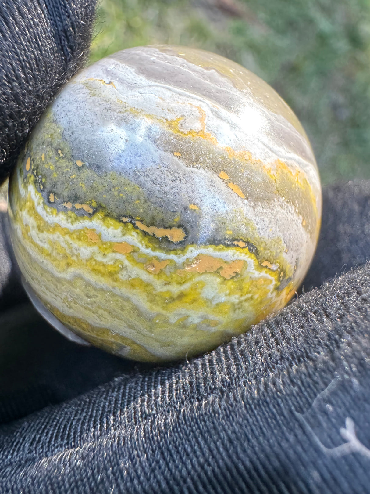 Blue Agate Sphere - 45g