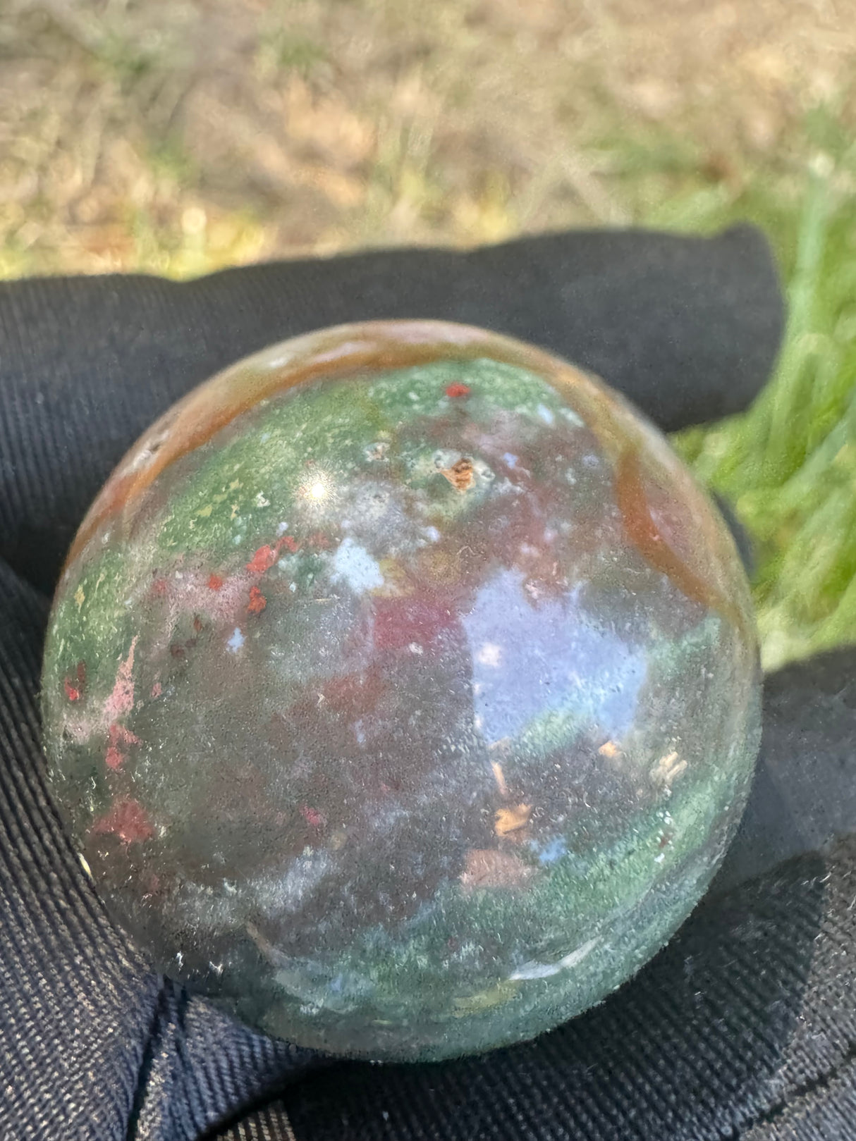 Blue Agate Sphere - 45g