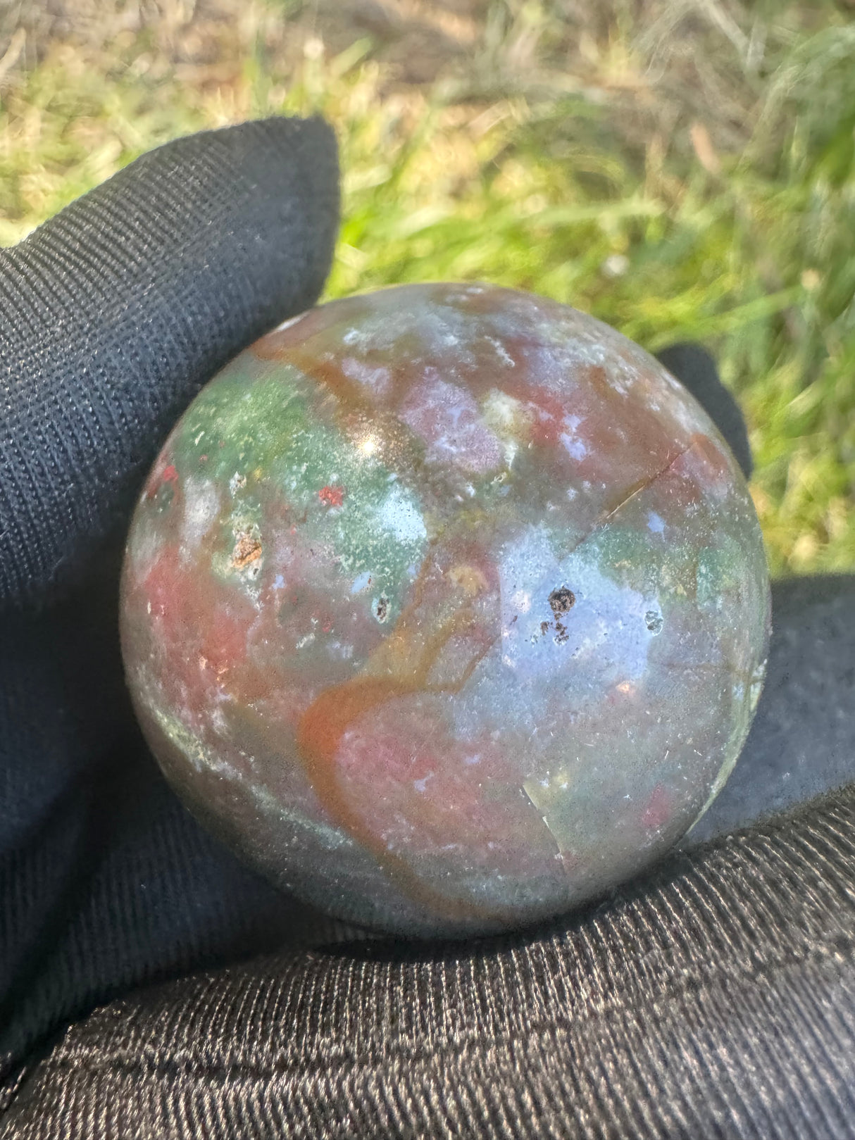 Blue Agate Sphere - 45g