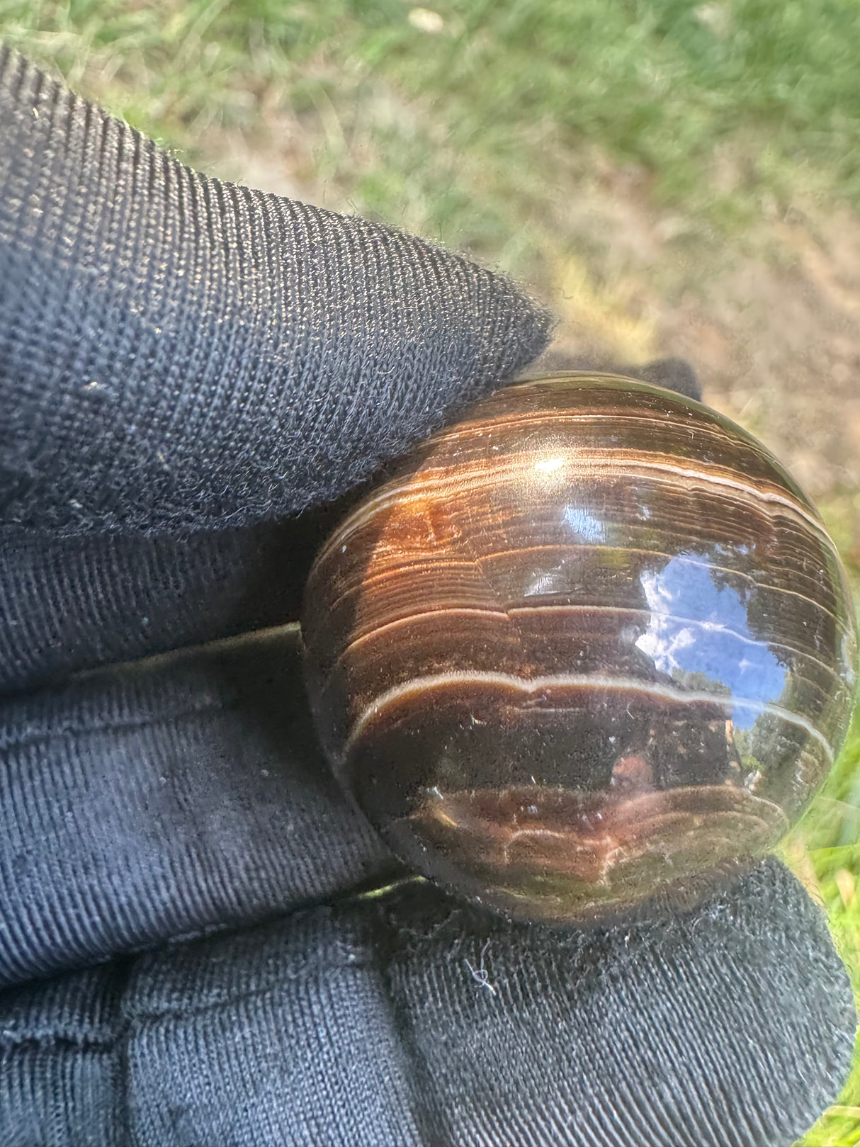 Blue Agate Sphere - 45g