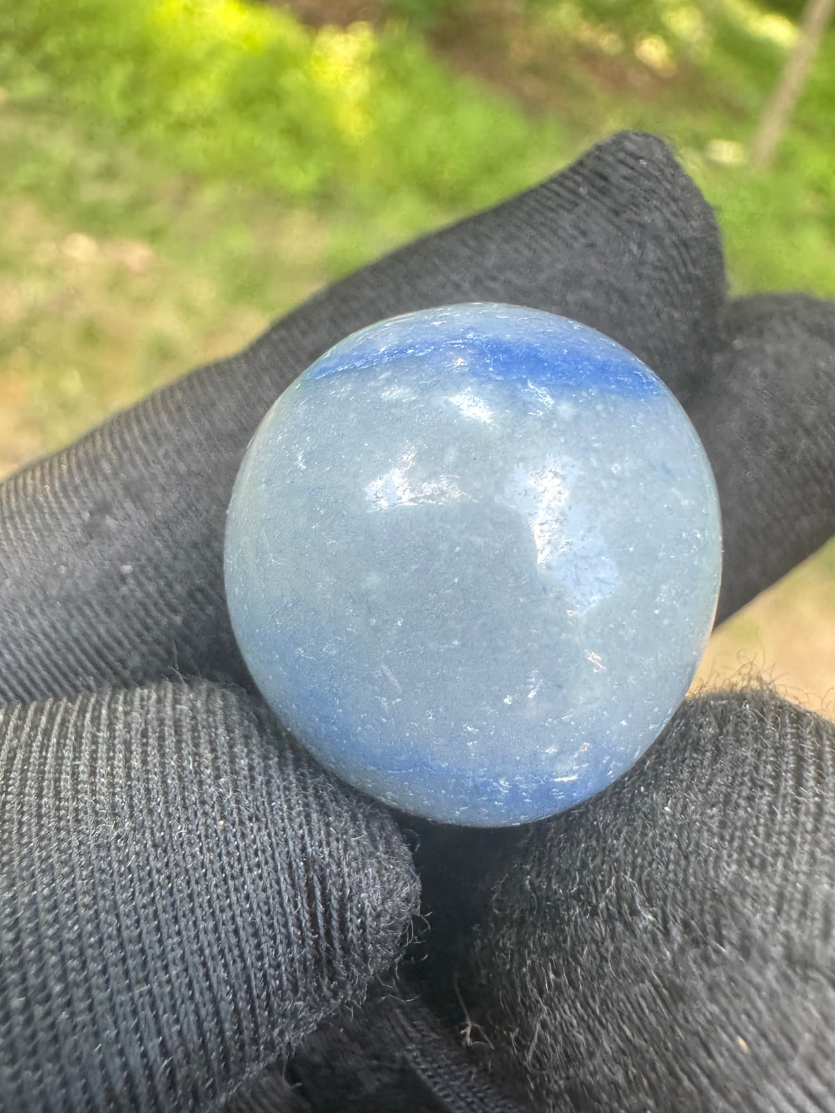 Blue Agate Sphere - 40g