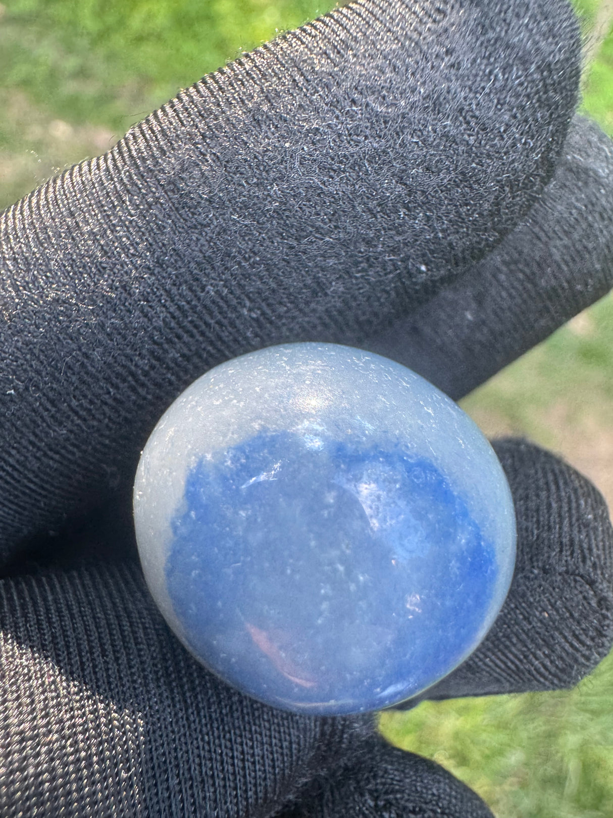Blue Agate Sphere - 40g